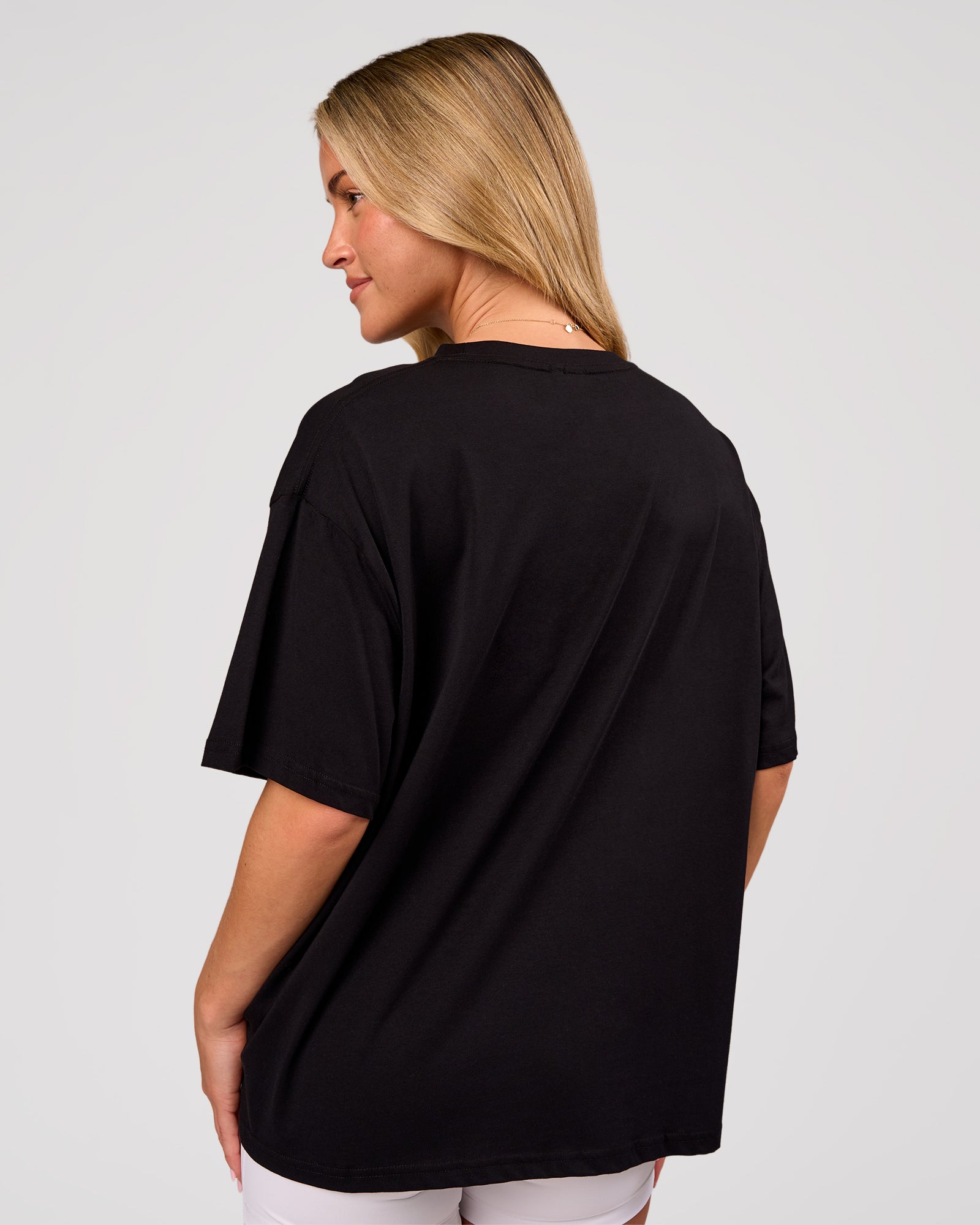 LSKD GO-TO FLXCOTTON OVERSIZED TEE - BLACK - image 3