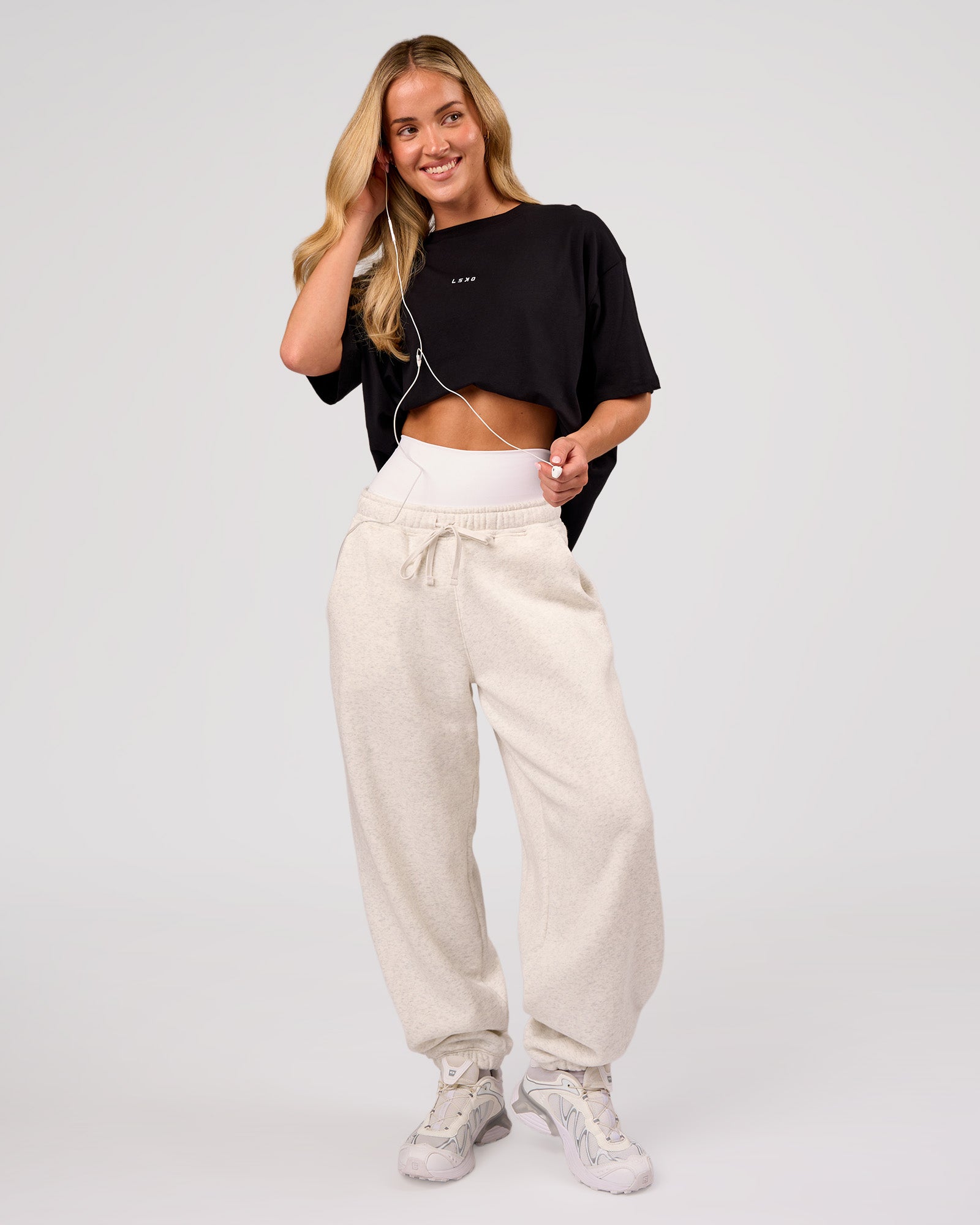 LSKD GO-TO FLXCOTTON OVERSIZED TEE - BLACK - image 5