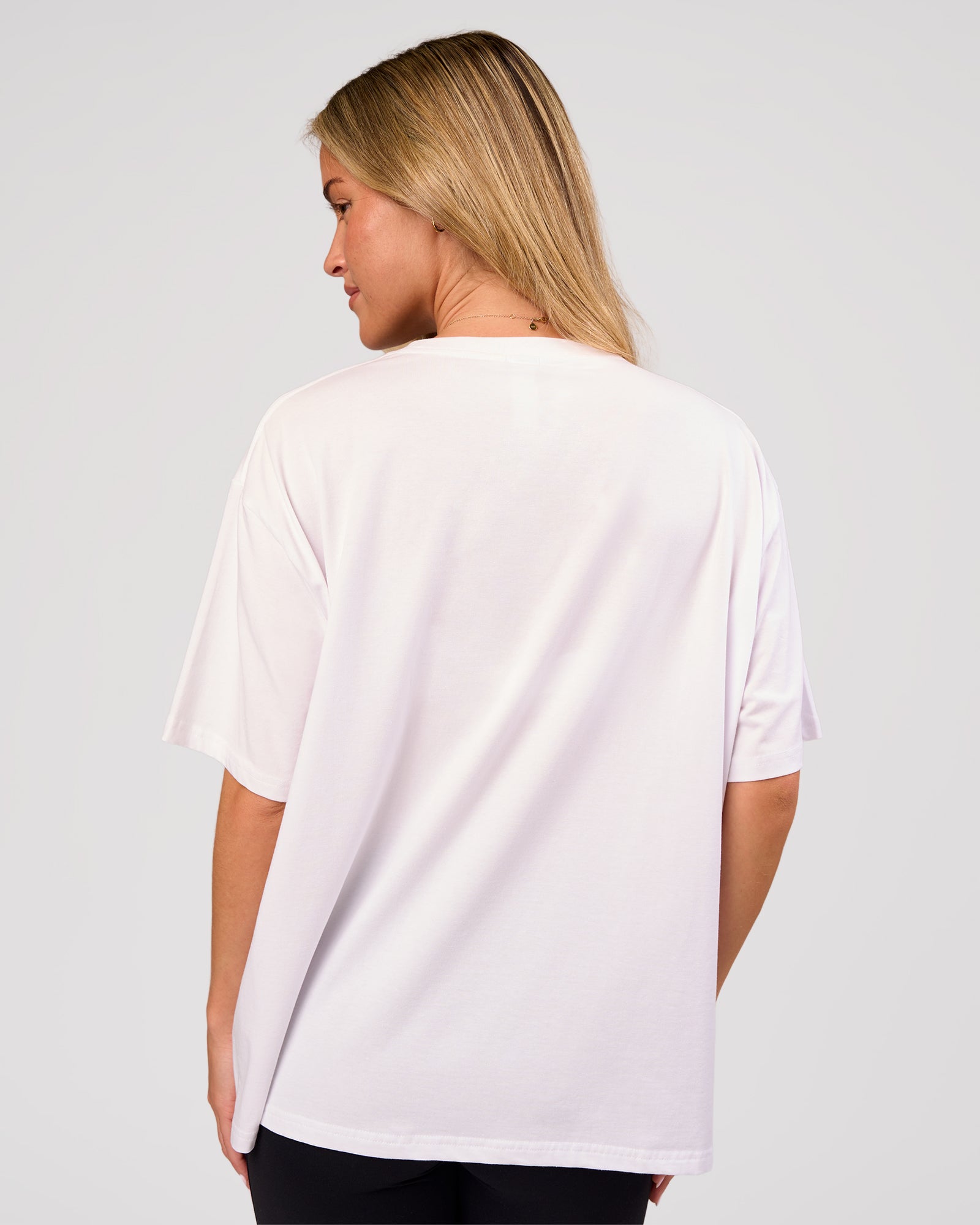 LSKD GO-TO FLXCOTTON OVERSIZED TEE - WHITE-BLACK - image 21