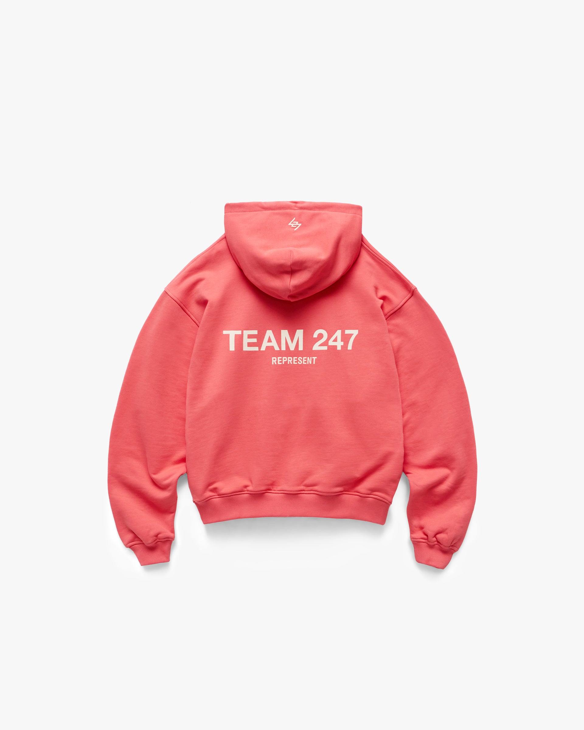 Team 247 Oversized Hoodie - Racing Red - Image 8