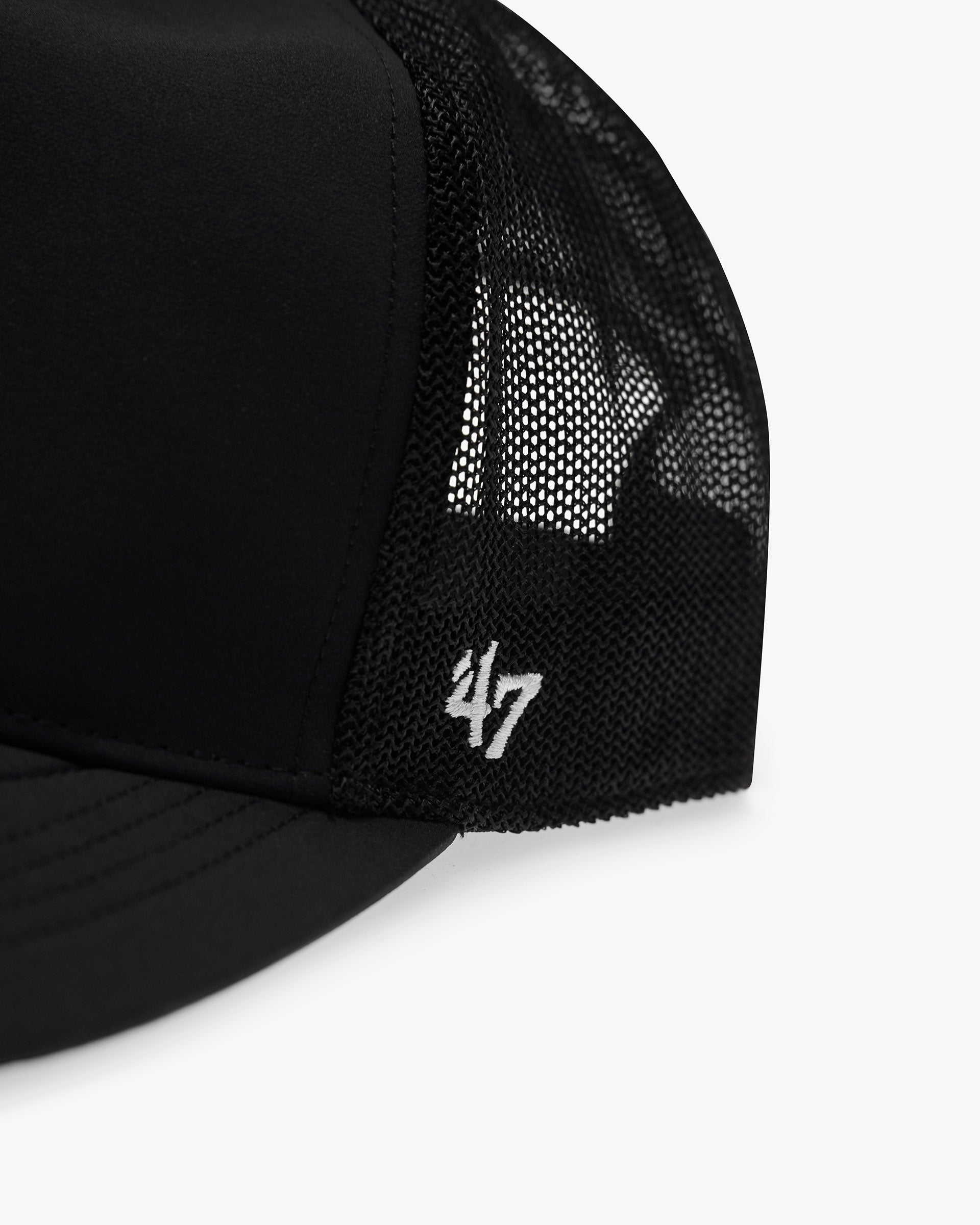 247 x 47 Logo Trucker Cap - Jet Black - Black - Image 8