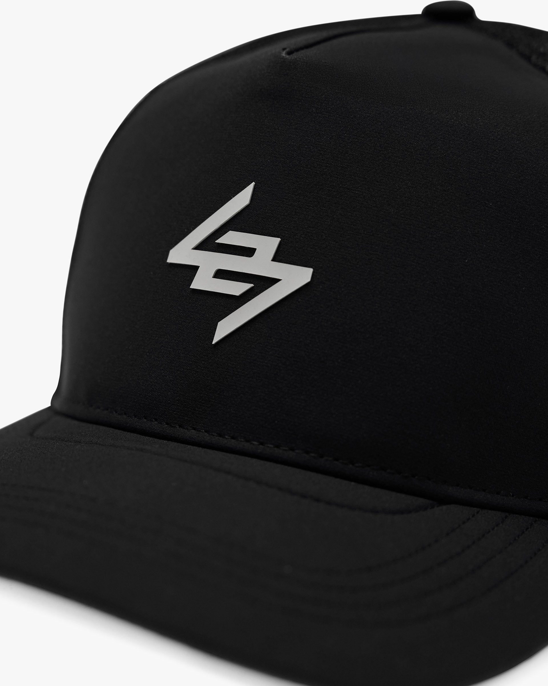 247 x 47 Logo Trucker Cap - Jet Black - Black - Image 7