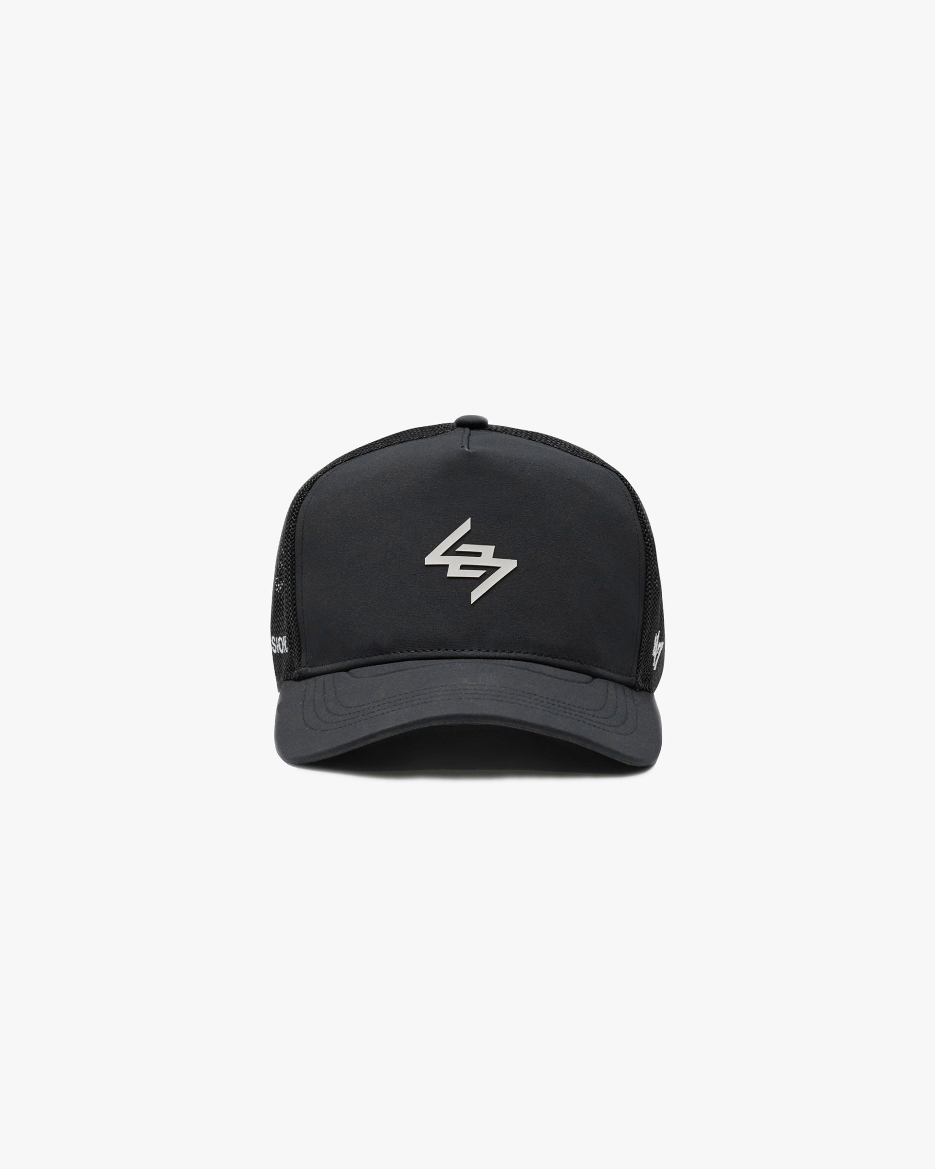 247 x 47 Logo Trucker Cap - Jet Black - Black - Image 1