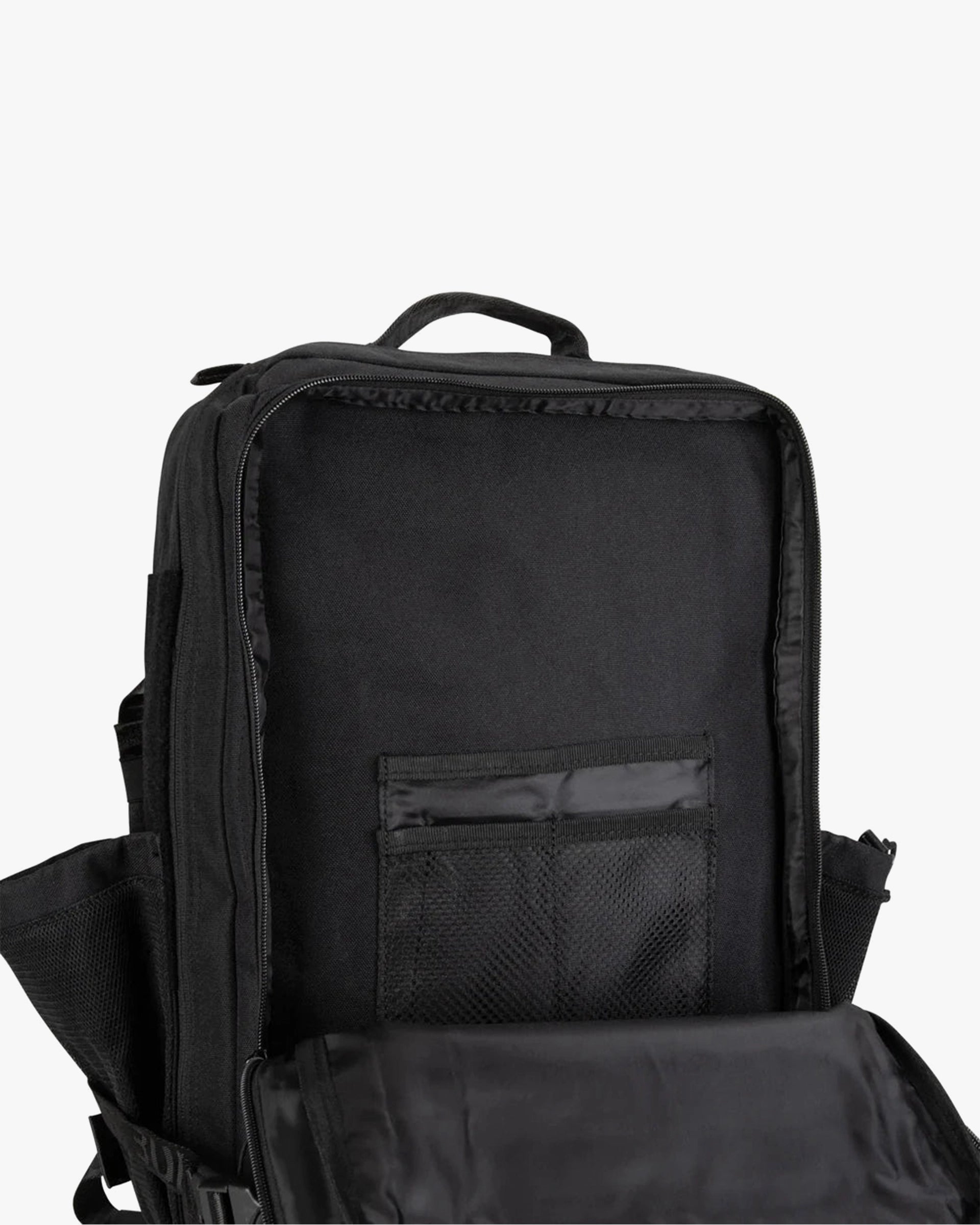 LARGE GYM BACKPACK BUILT FOR ATHLETES BLACK AQUA