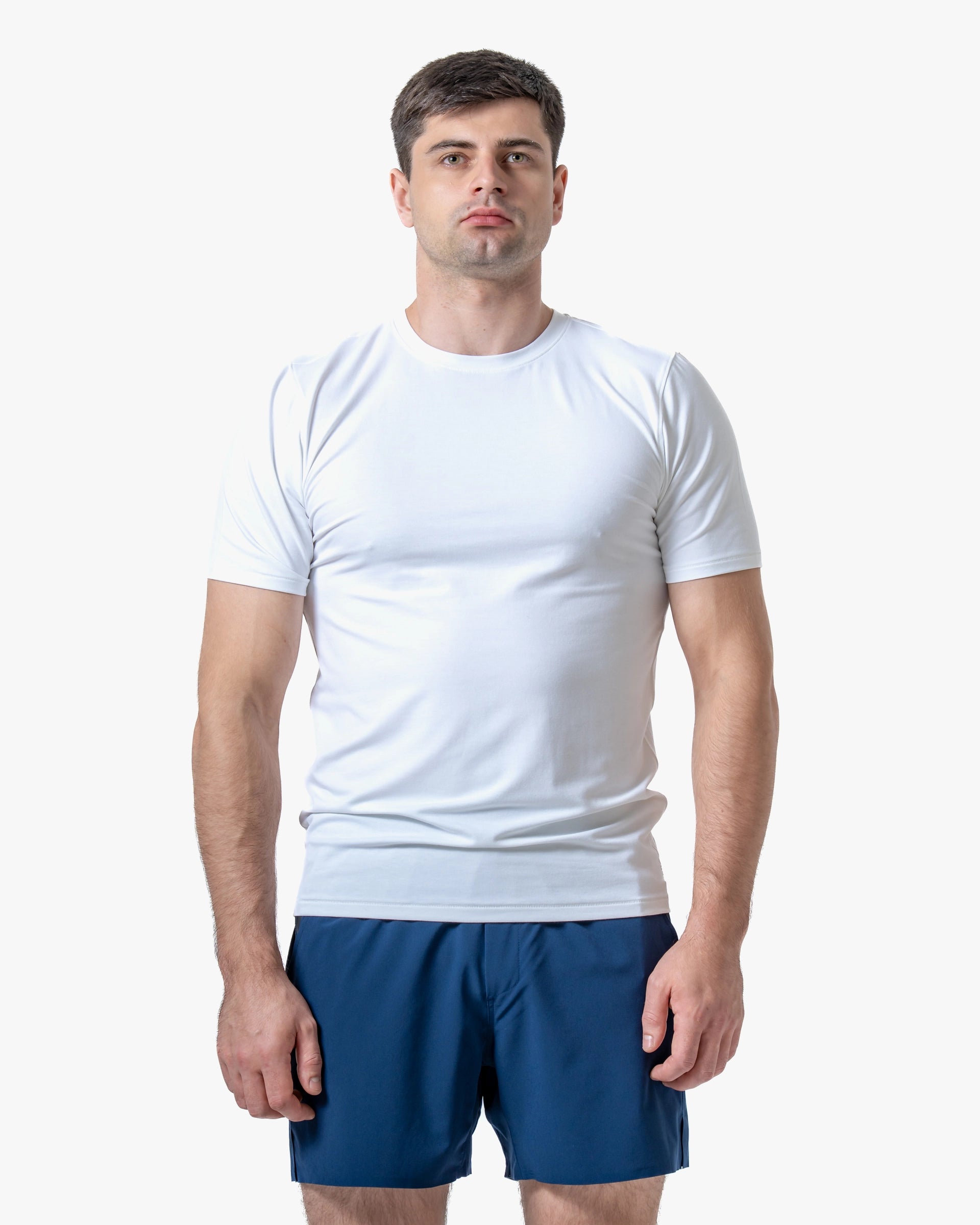 WHILE ON EARTH MEN'S RANGE TEE WHITE