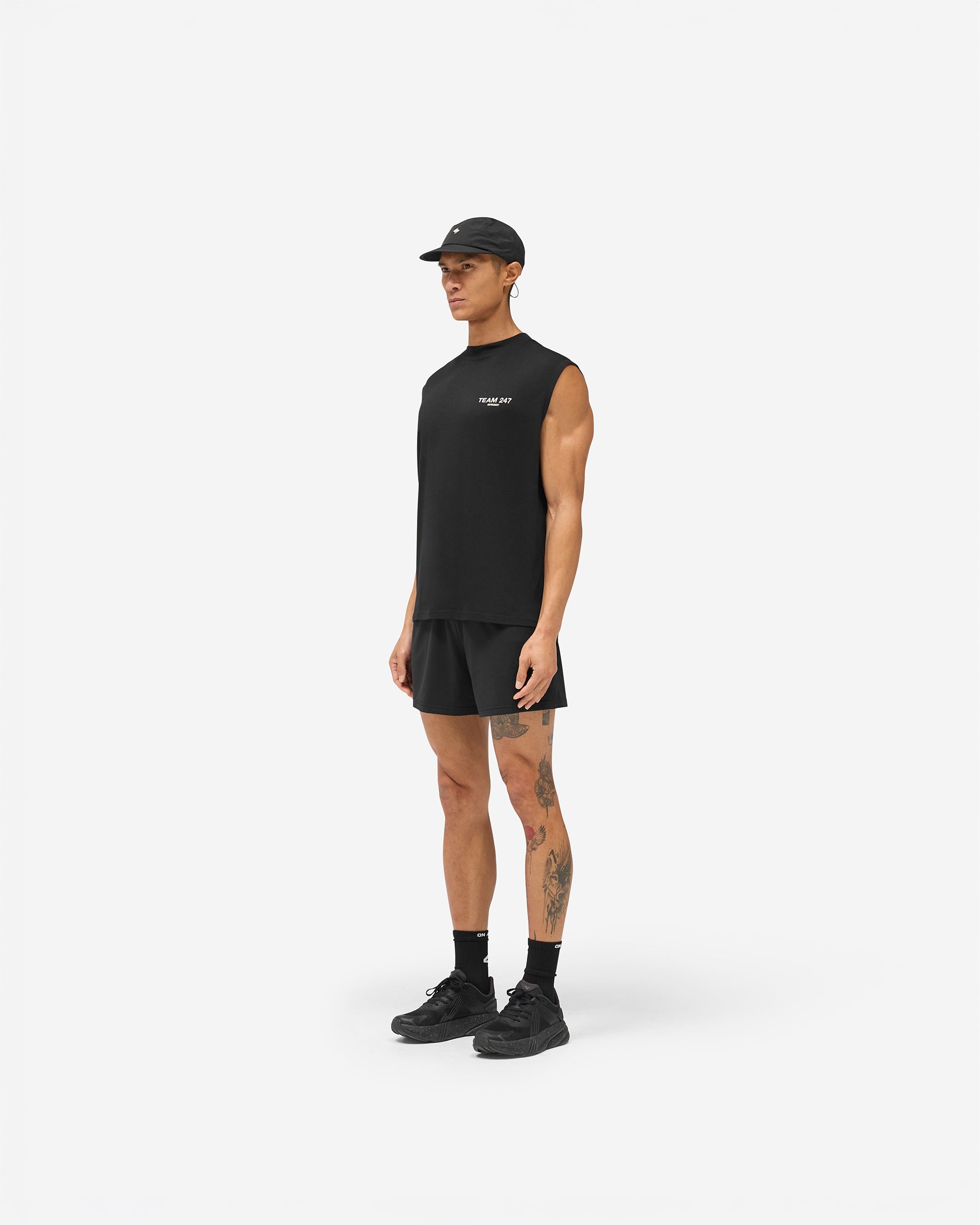 Team 247 Oversized Tank - Jet Black - Image 8