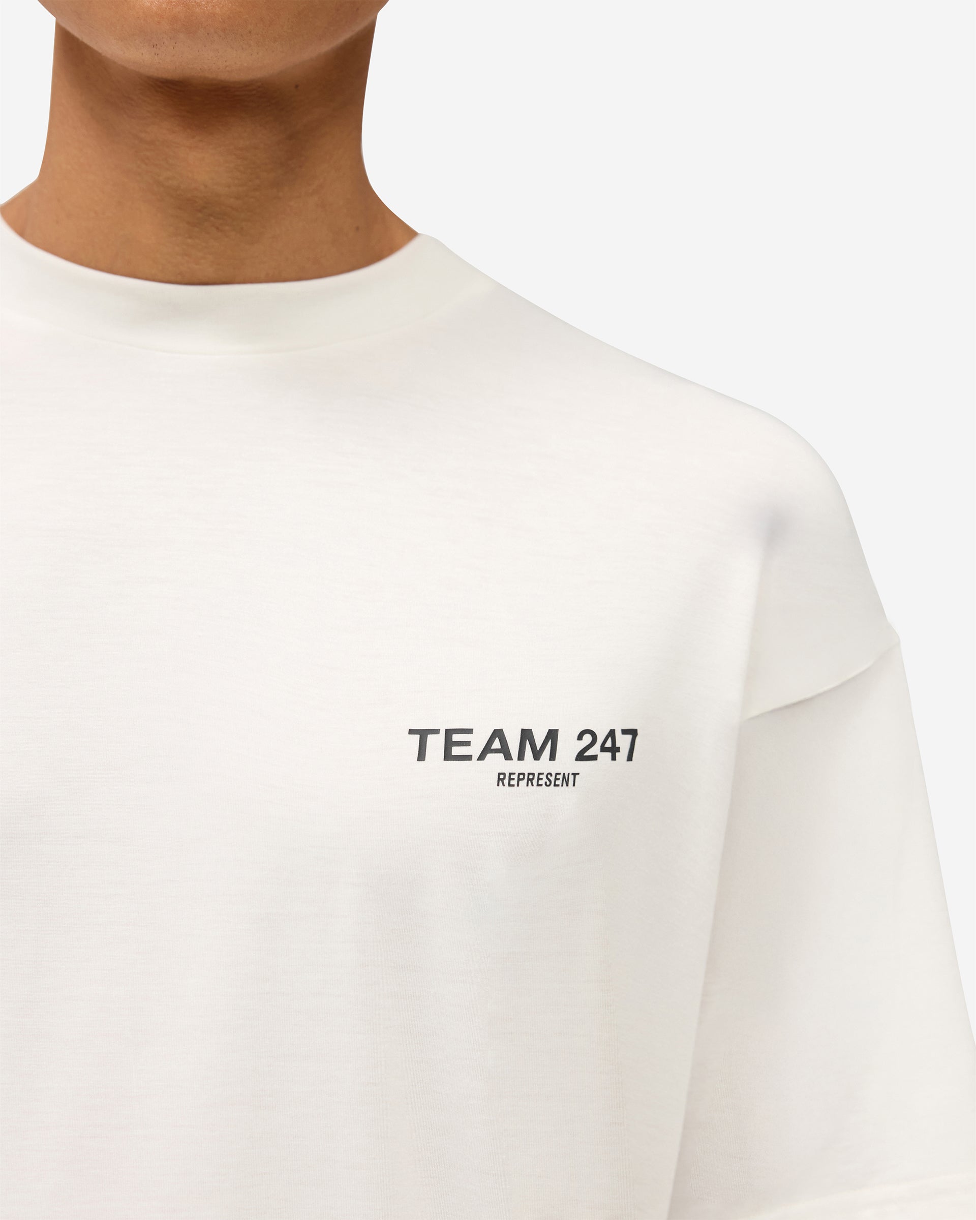 247 DNA Oversized T-Shirt - Flat White - Image 3