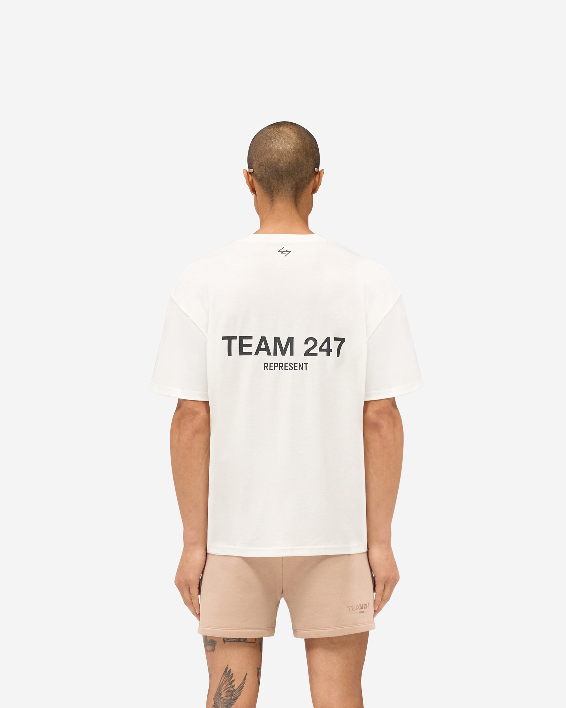247 DNA Oversized T-Shirt - Flat White - Image 5