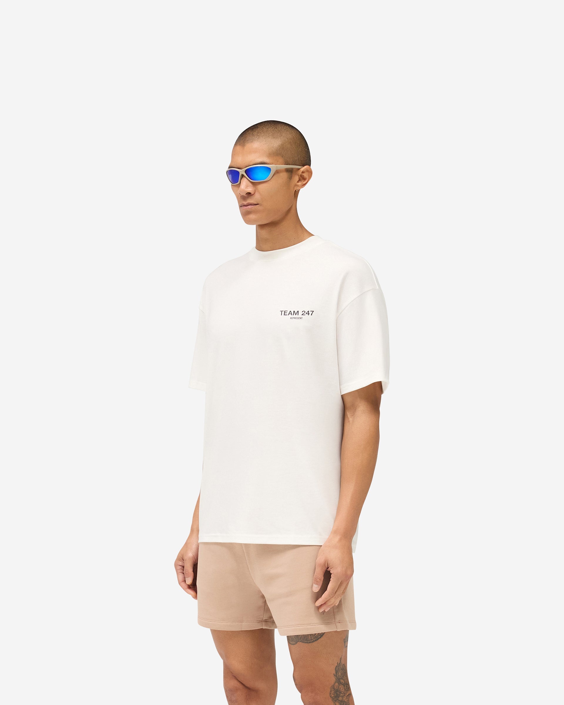 247 DNA Oversized T-Shirt - Flat White - Image 7