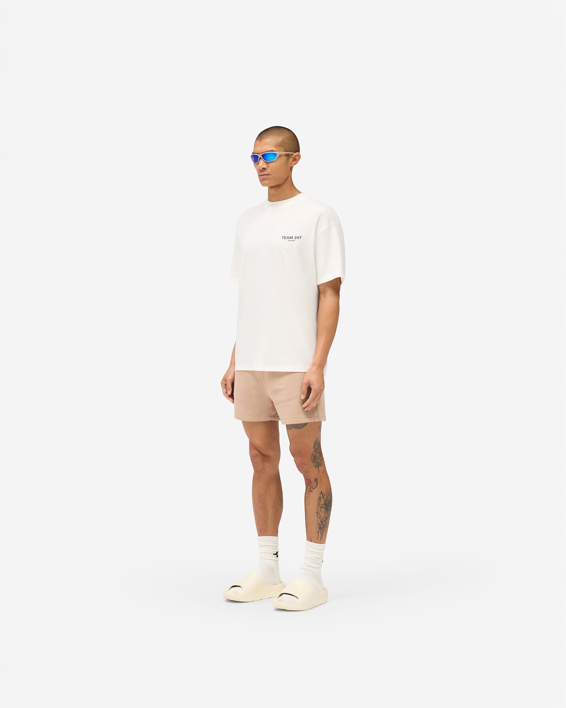 247 DNA Oversized T-Shirt - Flat White - Image 8