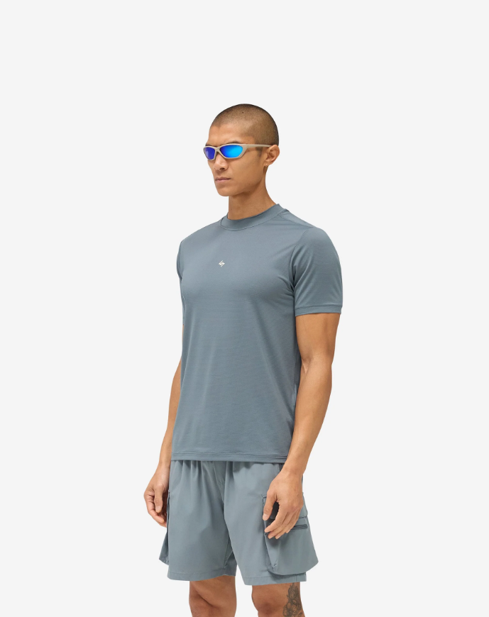 247 DNA Mesh T-Shirt - Dusky Navy - Image 3
