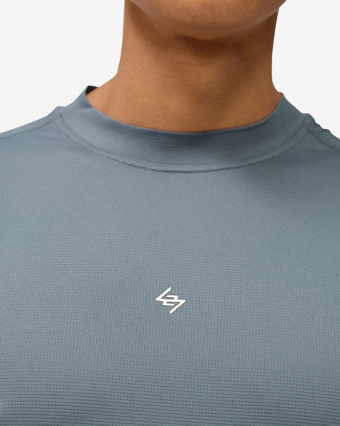 247 DNA Mesh T-Shirt - Dusky Navy - Image 2
