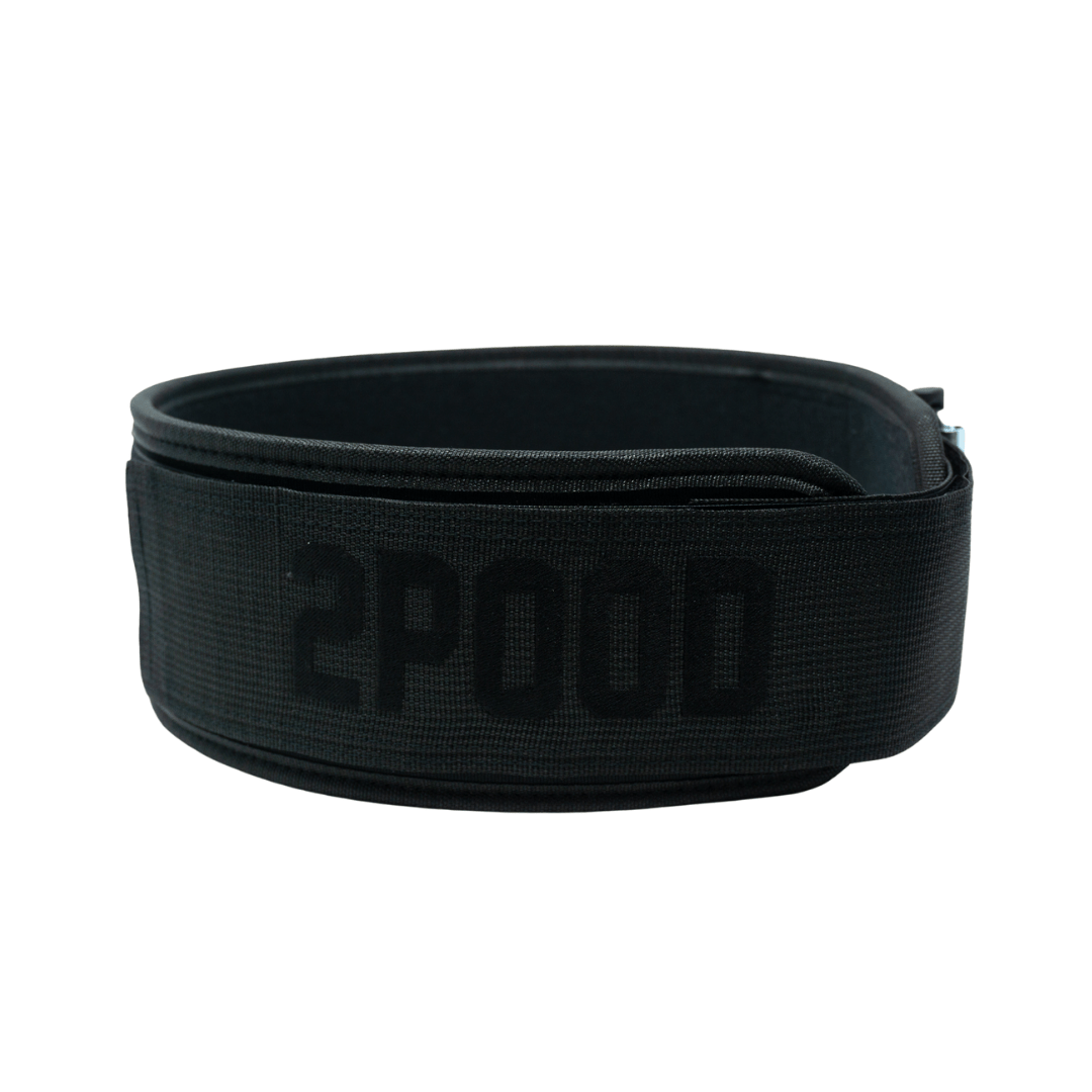 2POOD BLACK VELCRO PATCH 4" WEIGHTLIFTING BELT - image 4