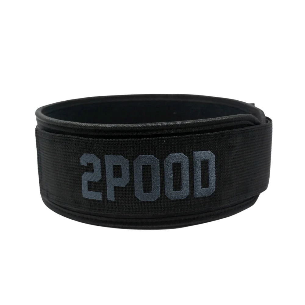 2POOD OPERATOR 4" WEIGHTLIFTING BELT BLACK