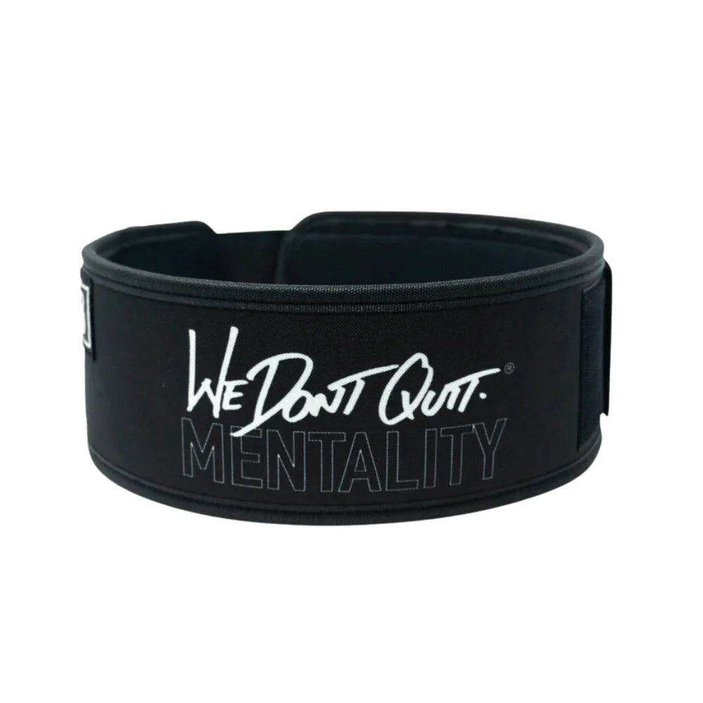 2POOD WE DON'T QUIT 4" WEIGHTLIFTING BELT