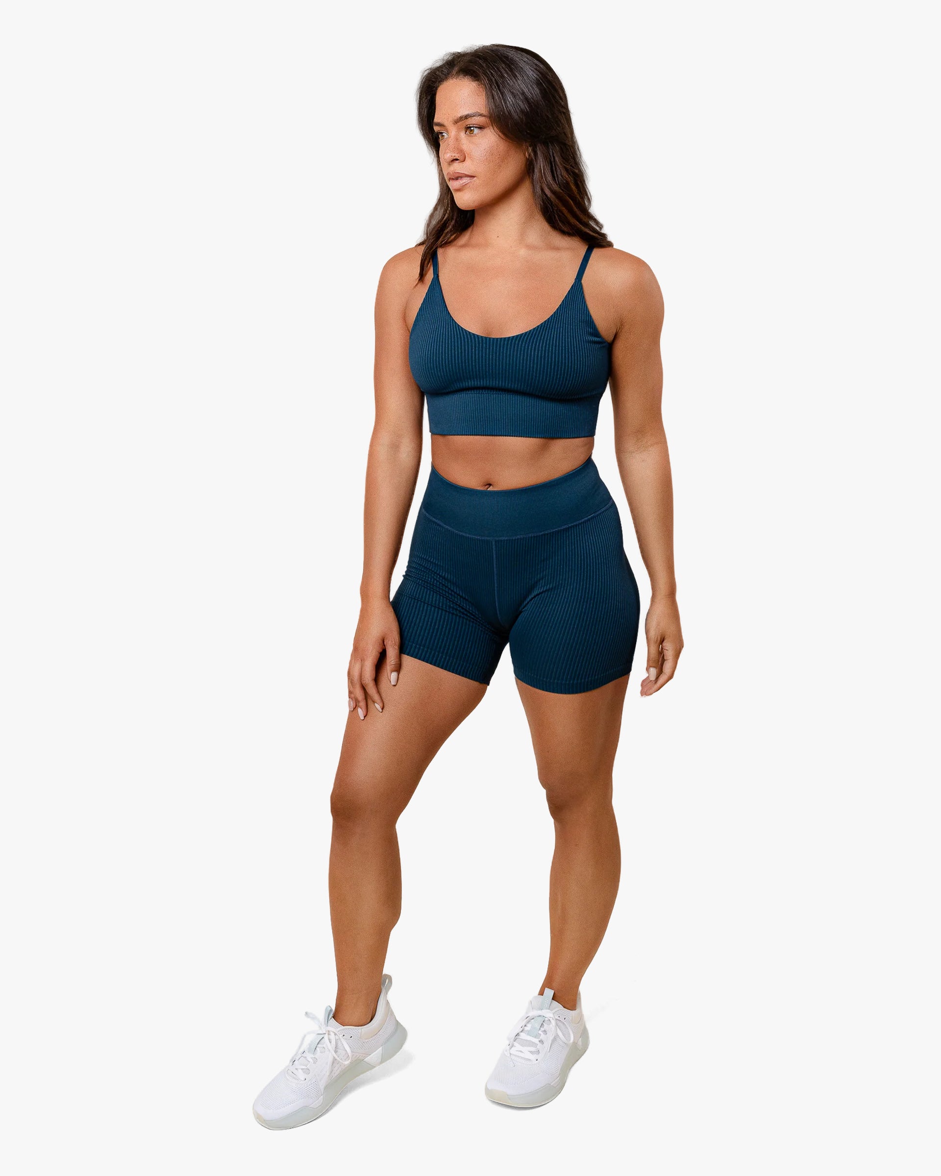 WOE WOMEN'S HIGH-RISE AURA SHORT 5" MIDNIGHT