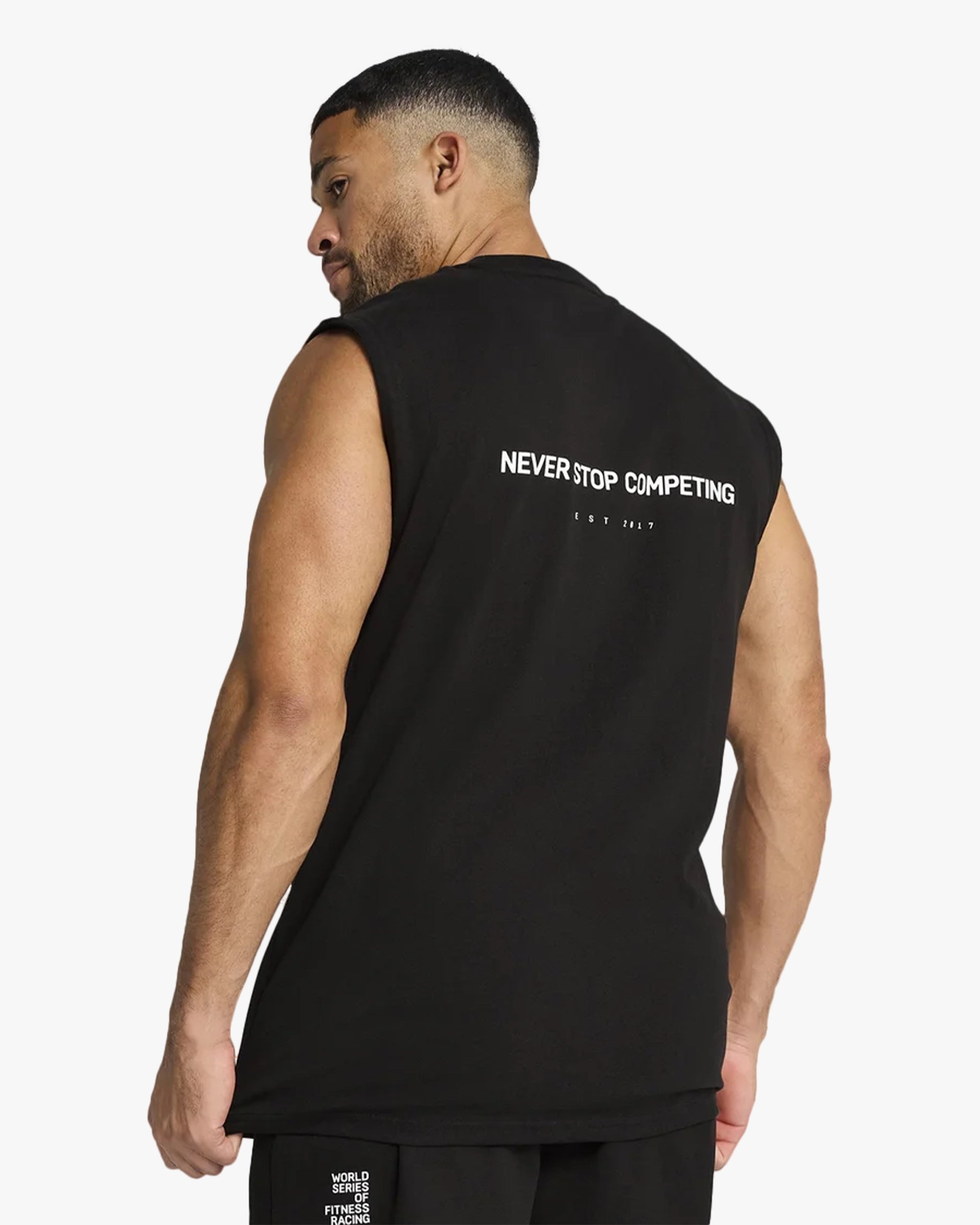 PUMA X HYROX UNISEX CUTOFF TANK BLACK