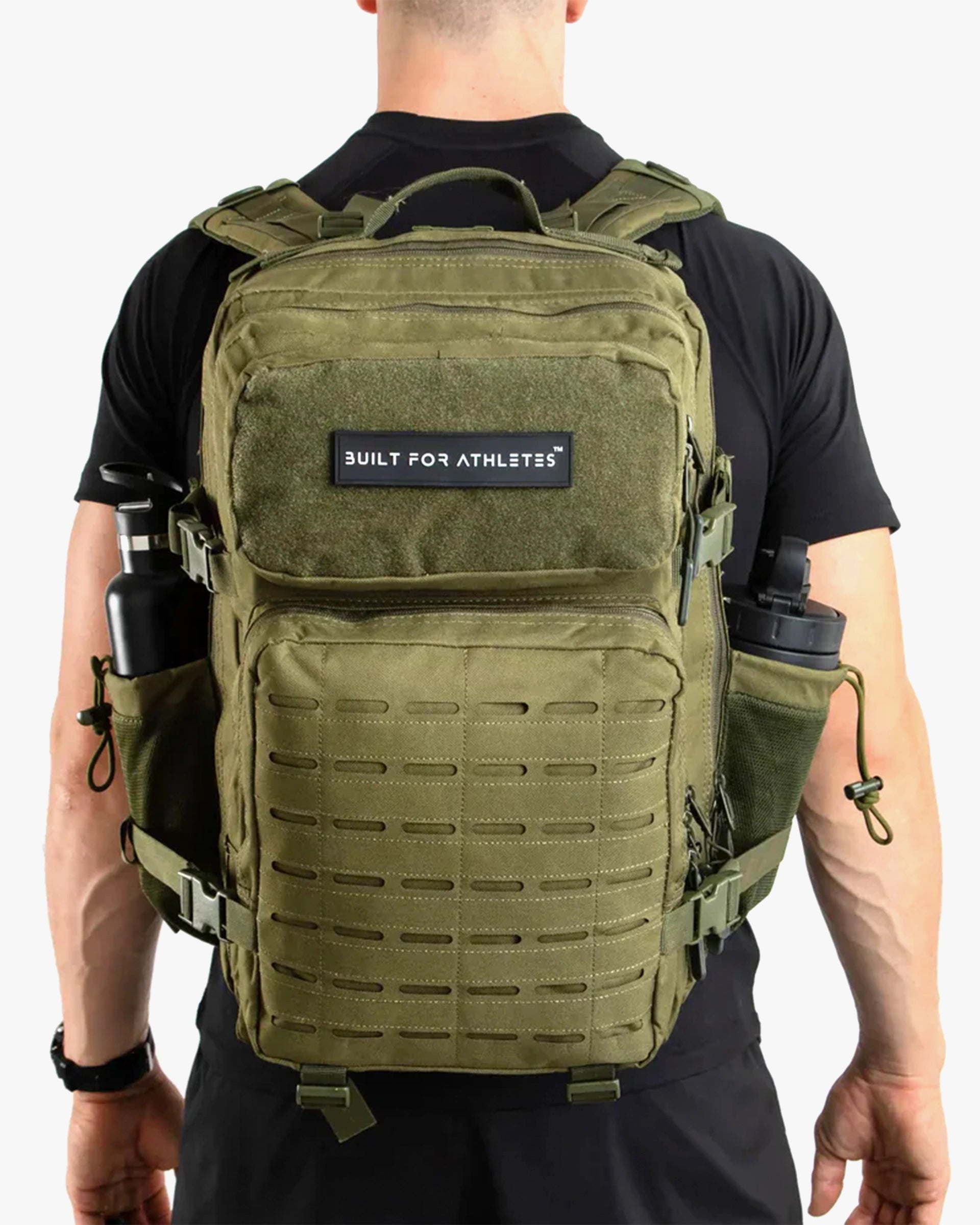 LARGE GYM BACKPACK BUILT FOR ATHLETES ARMY GREEN