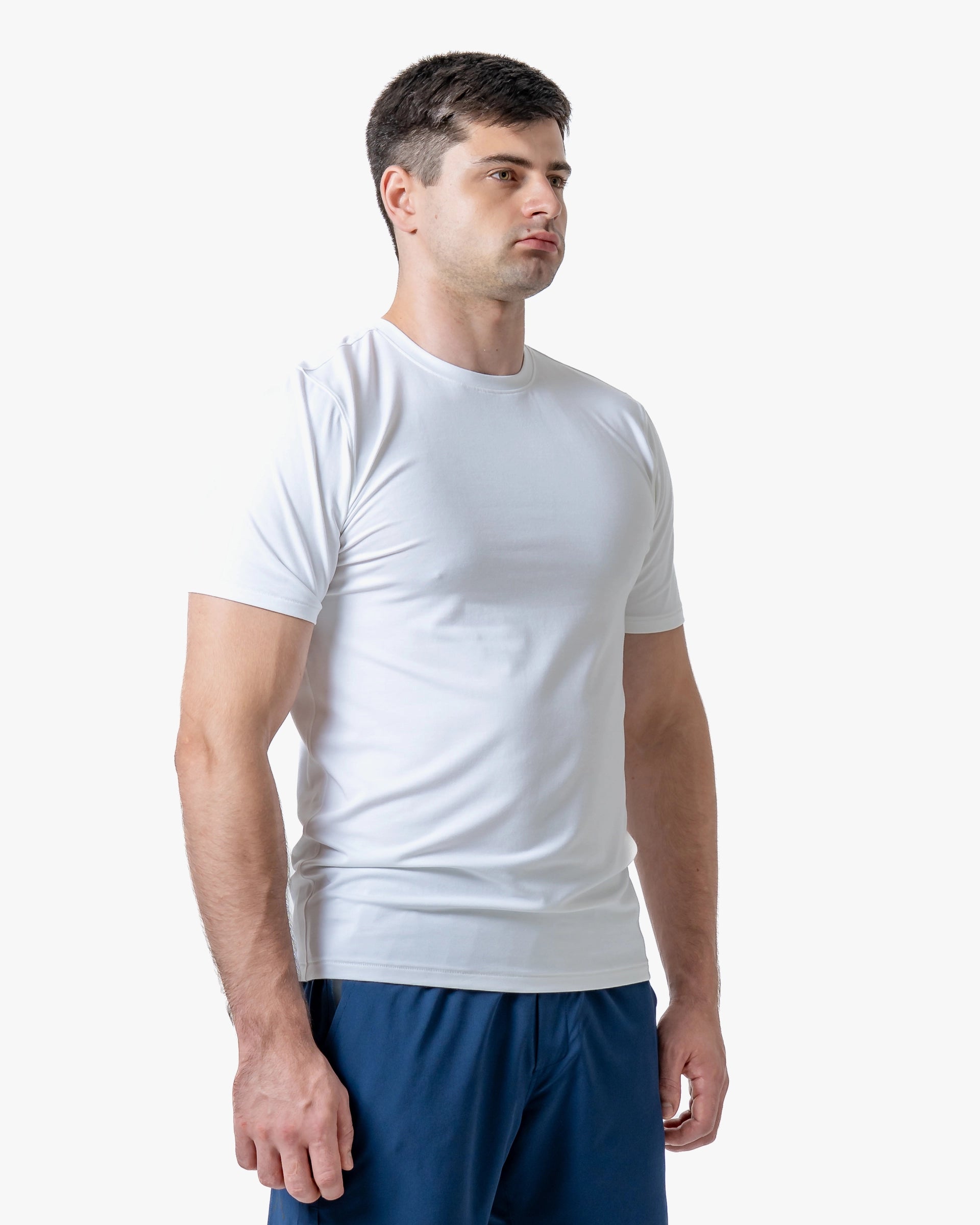 WHILE ON EARTH MEN'S RANGE TEE WHITE