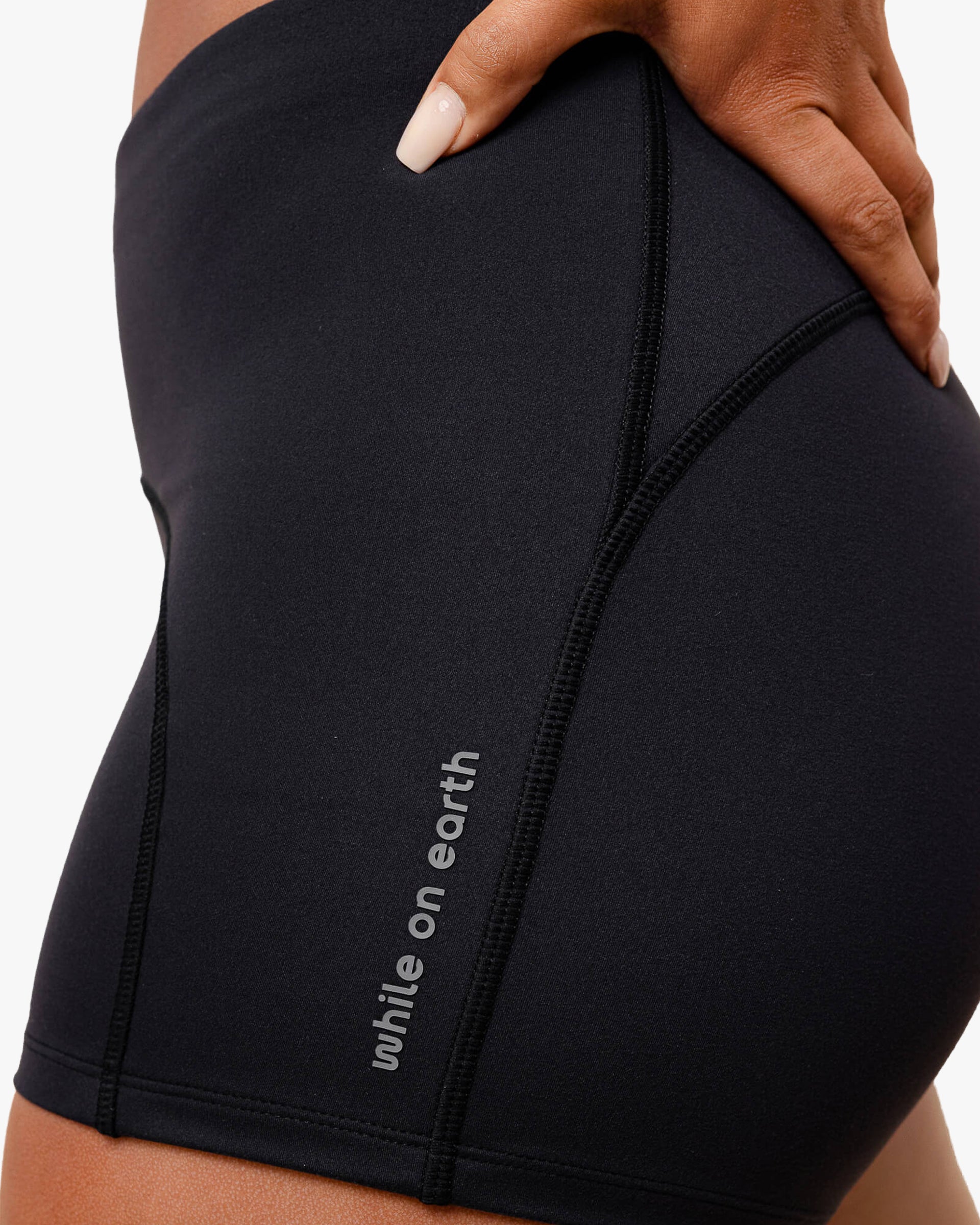WOE WOMEN'S MID-RISE INTENT SHORT 3" BLACK