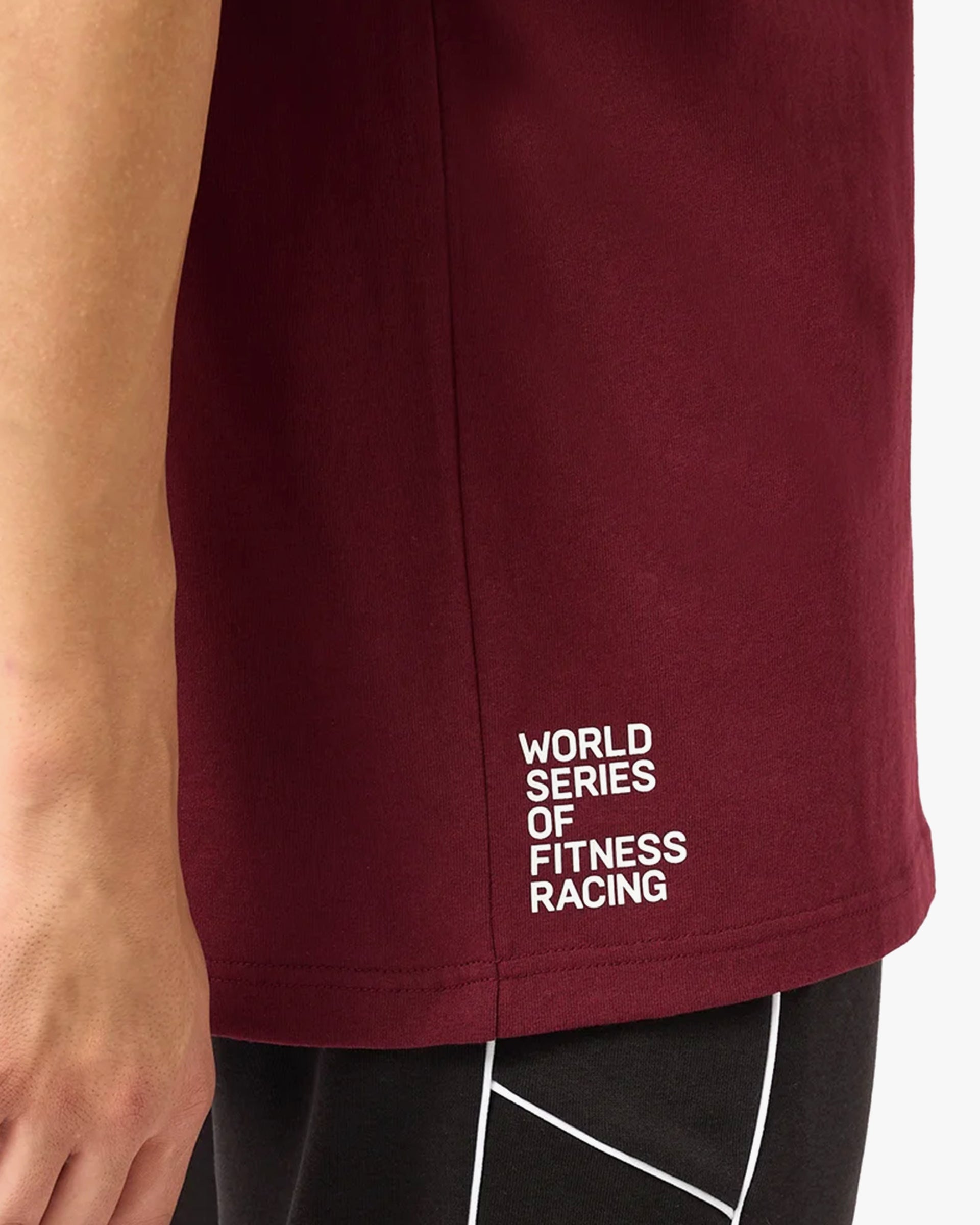 PUMA X HYROX MEN'S LIFESTYLE TEE RUBY SHIMMER