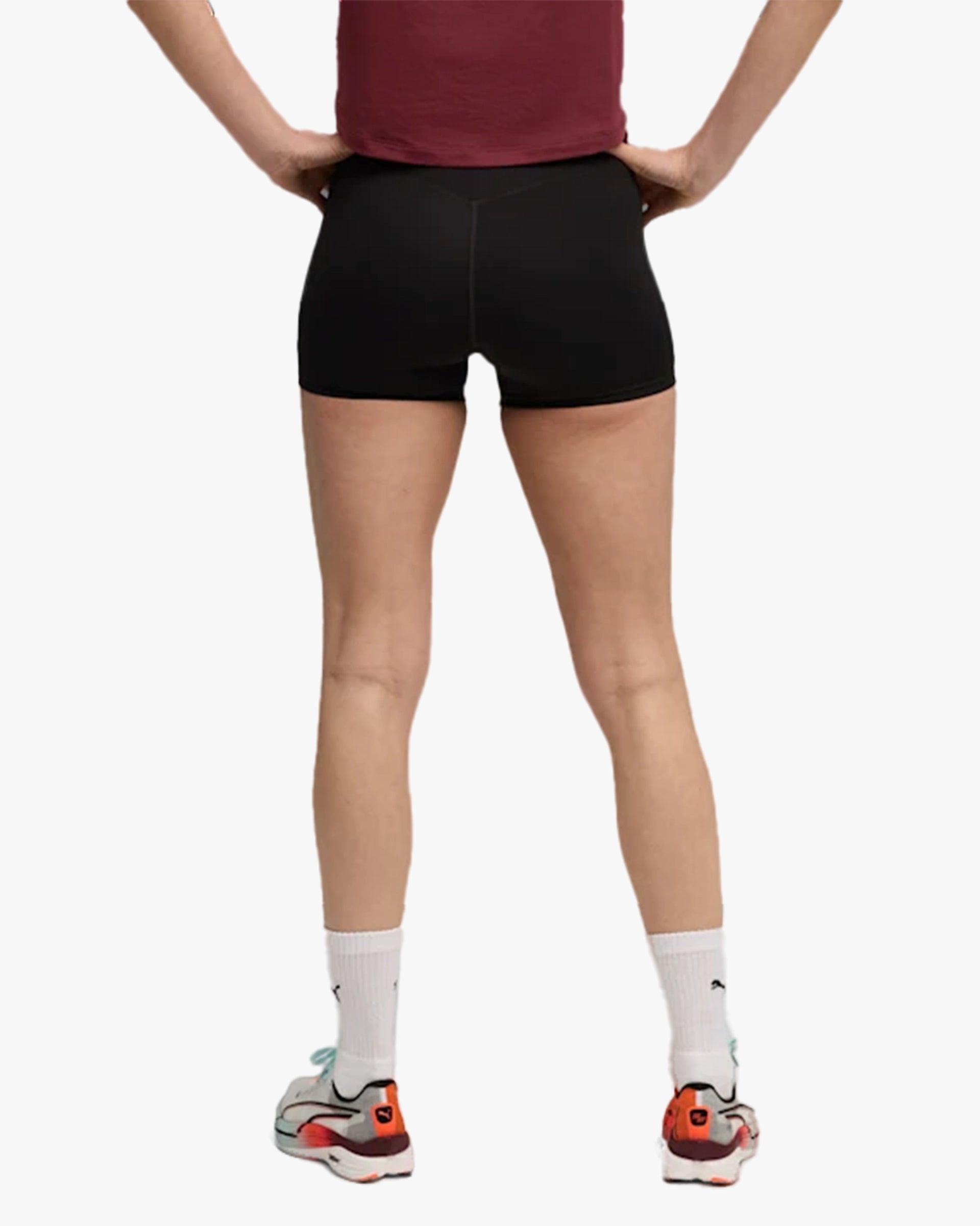 PUMA X HYROX WOMEN'S SHAPELUXE 3" TIGHT SHORT BLACK