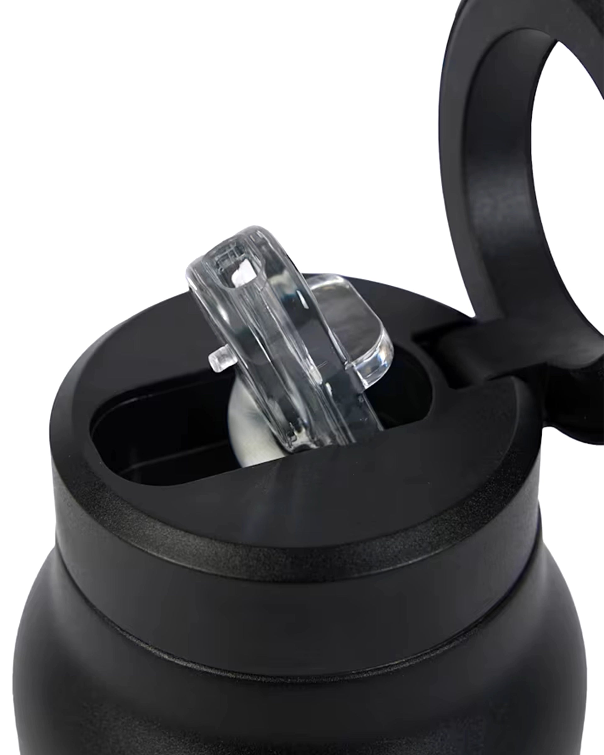 BO&TEE MAGNETIC THERMOS STAINLESS STEEL WATER BOTTLE BLACK