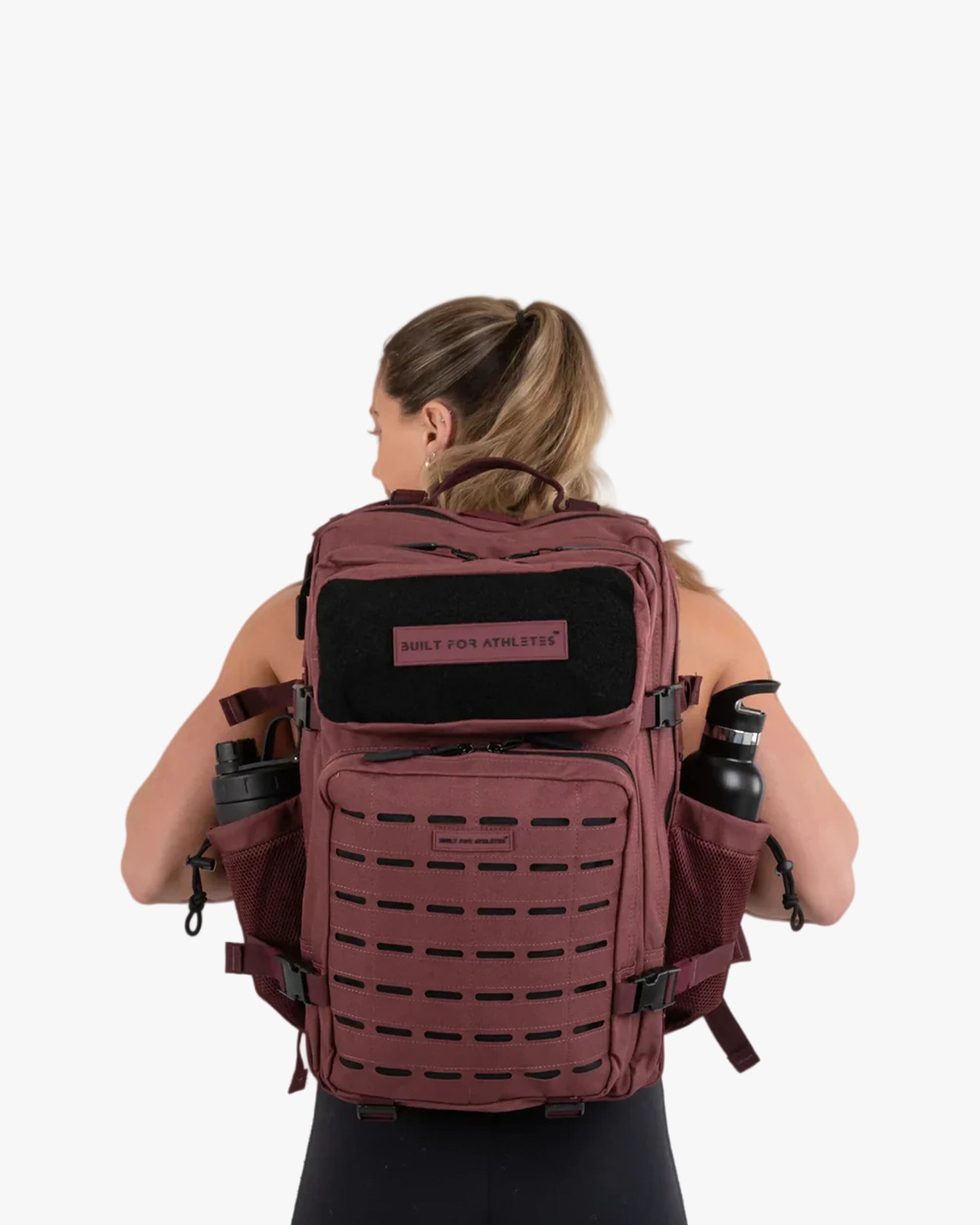 LARGE GYM BACKPACK BUILT FOR ATHLETES BURGUNDY