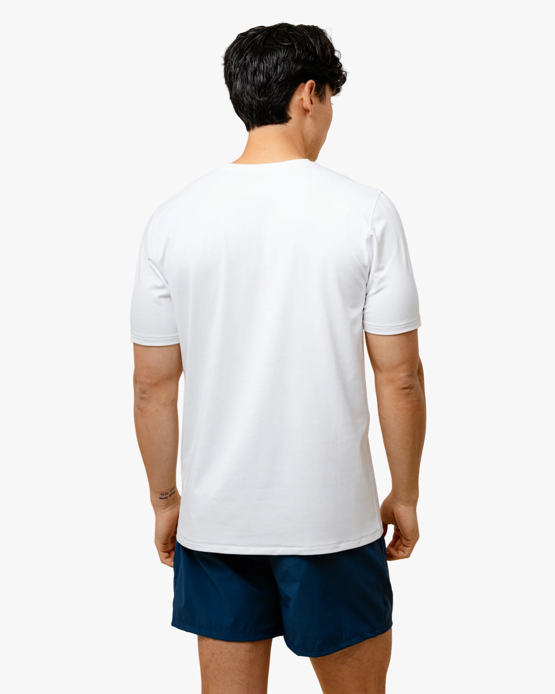 WHILE ON EARTH MEN'S RANGE TEE WHITE