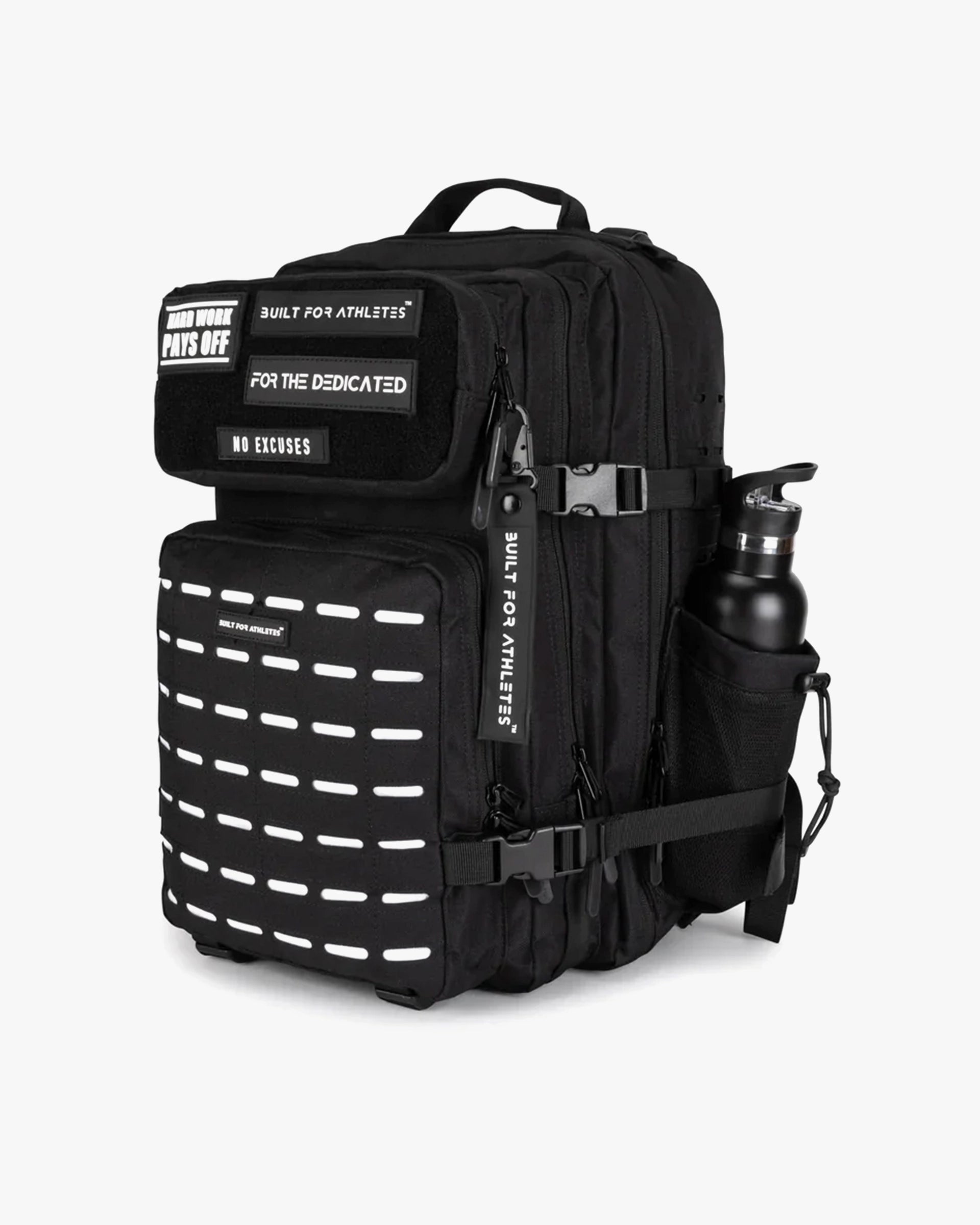 LARGE GYM BACKPACK BUILT FOR ATHLETES MONO CHROME