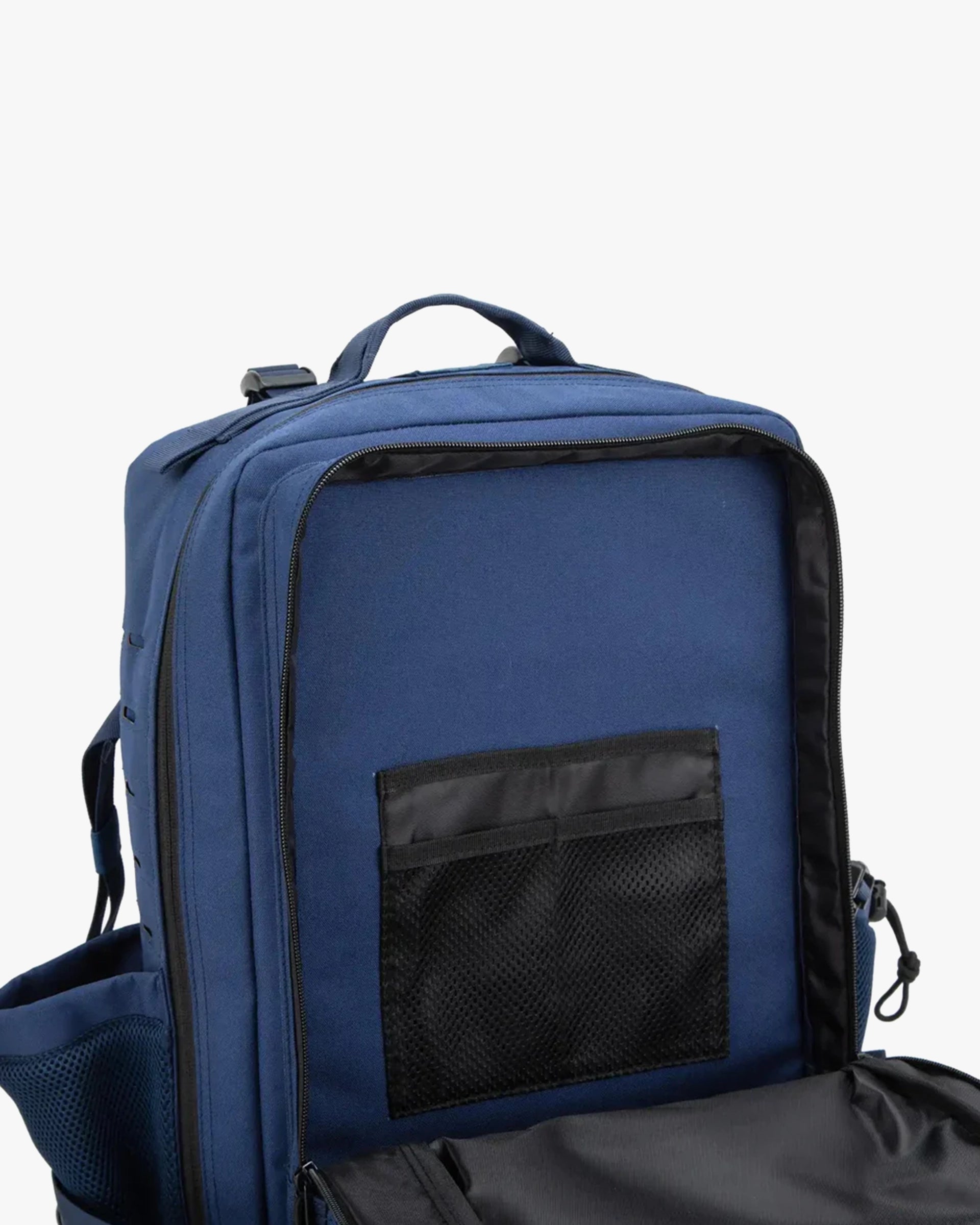 LARGE GYM BACKPACK BUILT FOR ATHLETES NAVY WHITE