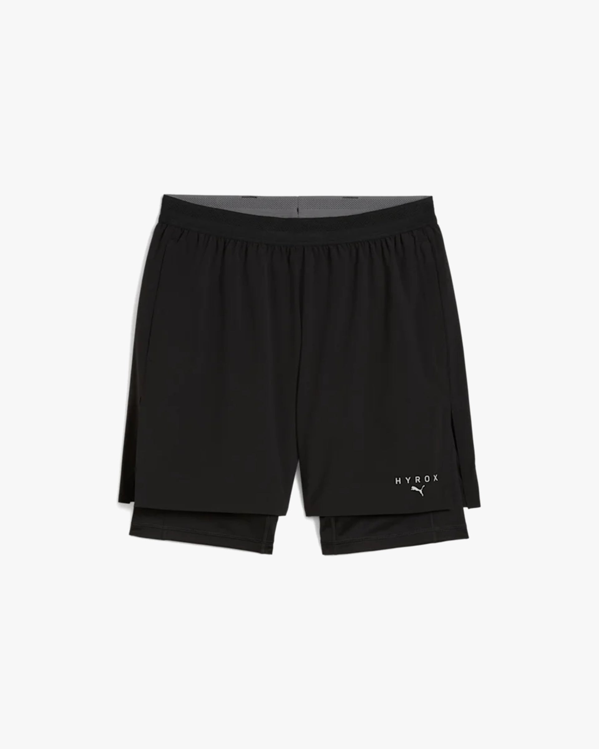 PUMA X HYROX MEN'S 2IN1 TRAIN SHORT BLACK
