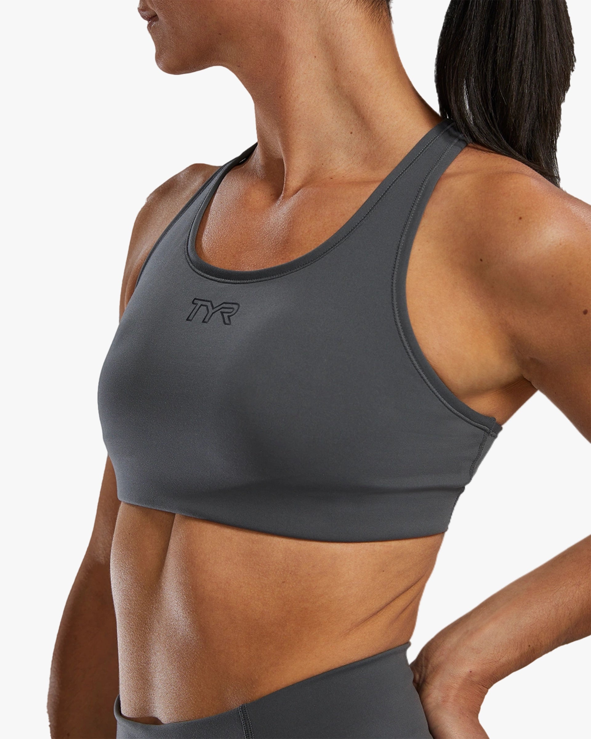 TYR LADIES CLASSIC SPORTS BRA DARK SHADOW