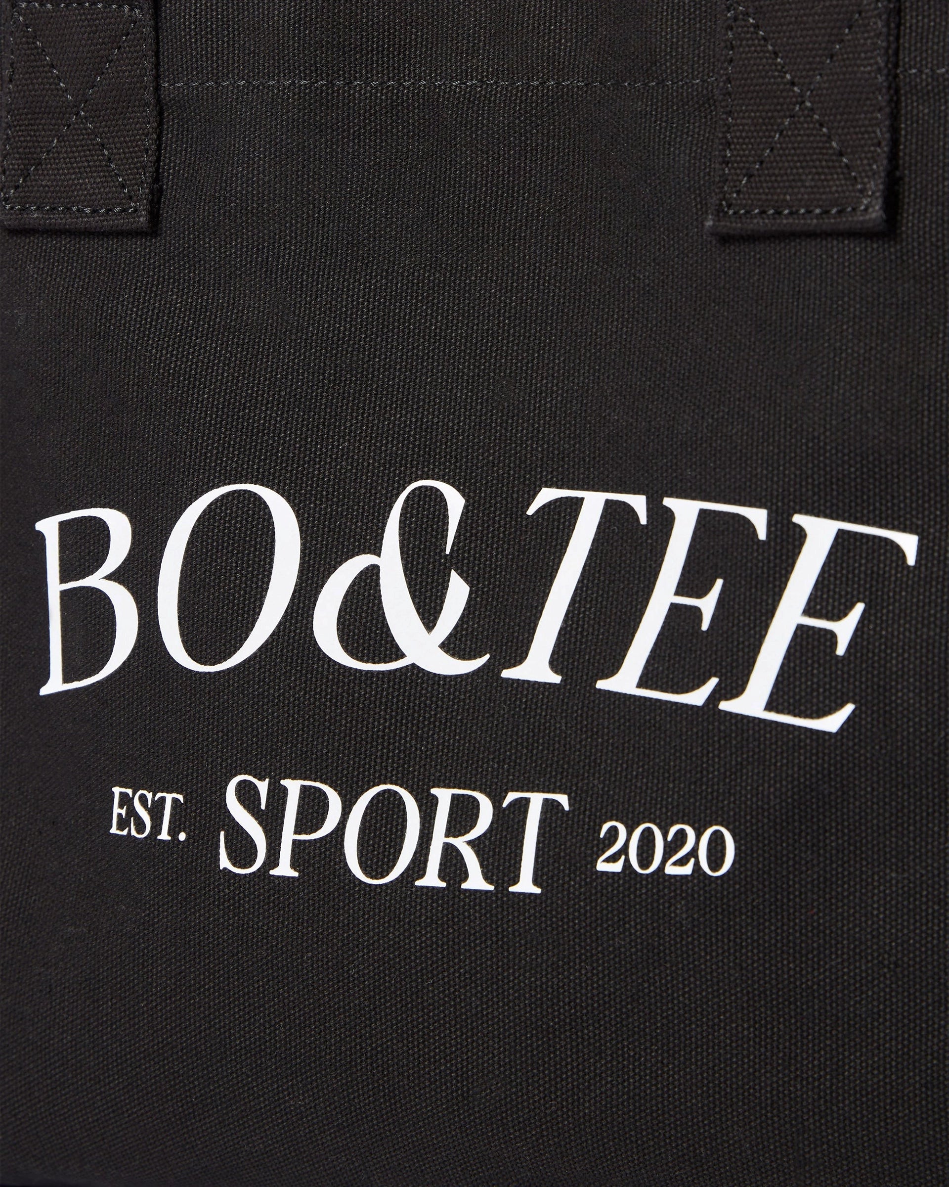 BO&TEE SMALL CANVAS TOTE BAG BLACK
