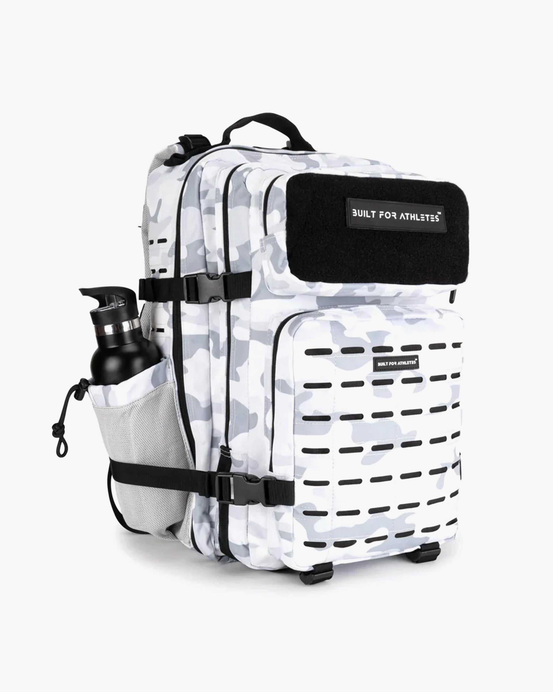 LARGE GYM BACKPACK BUILT FOR ATHLETES WHITE CAMO