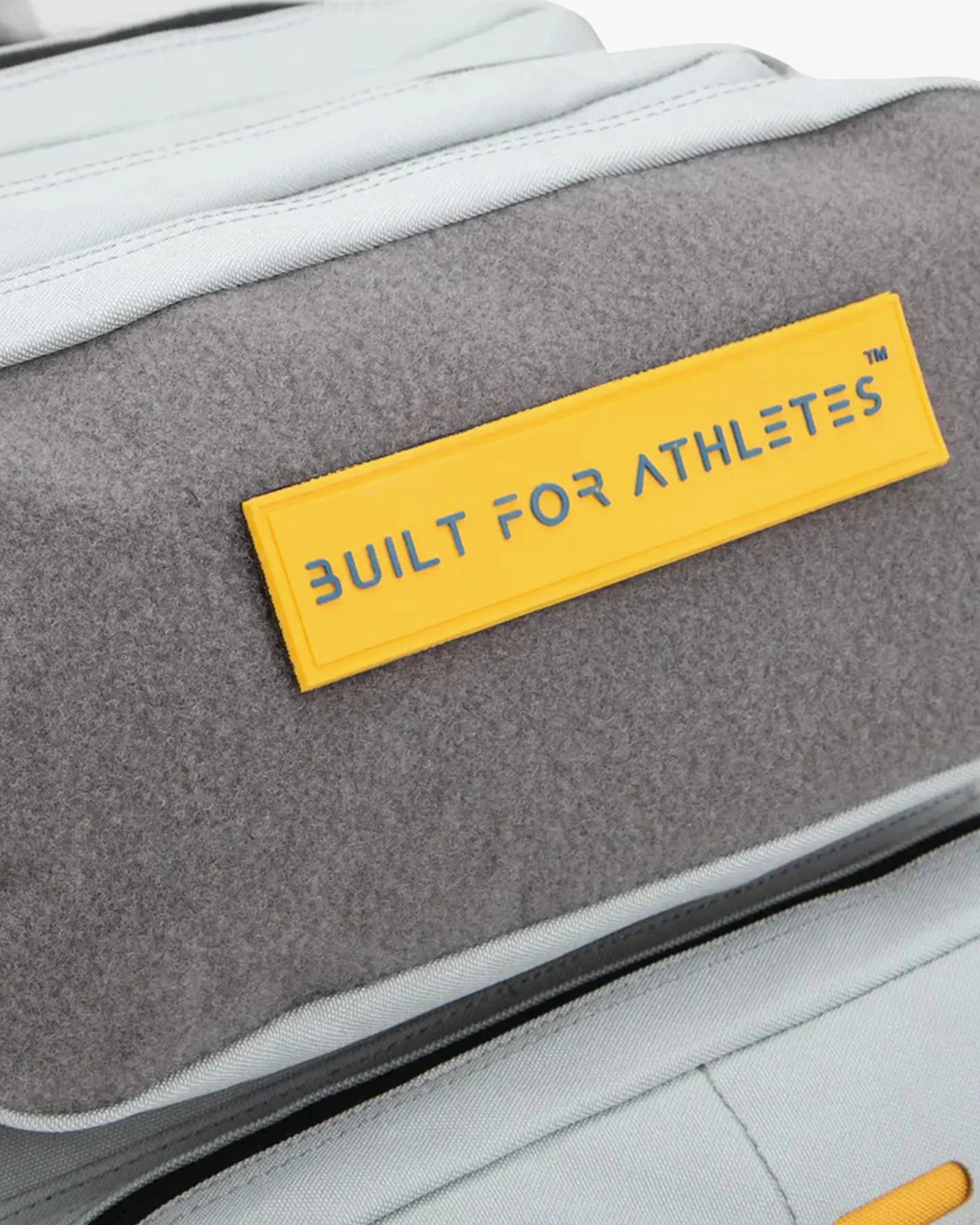 LARGE GYM BACKPACK BUILT FOR ATHLETES GREY YELLOW