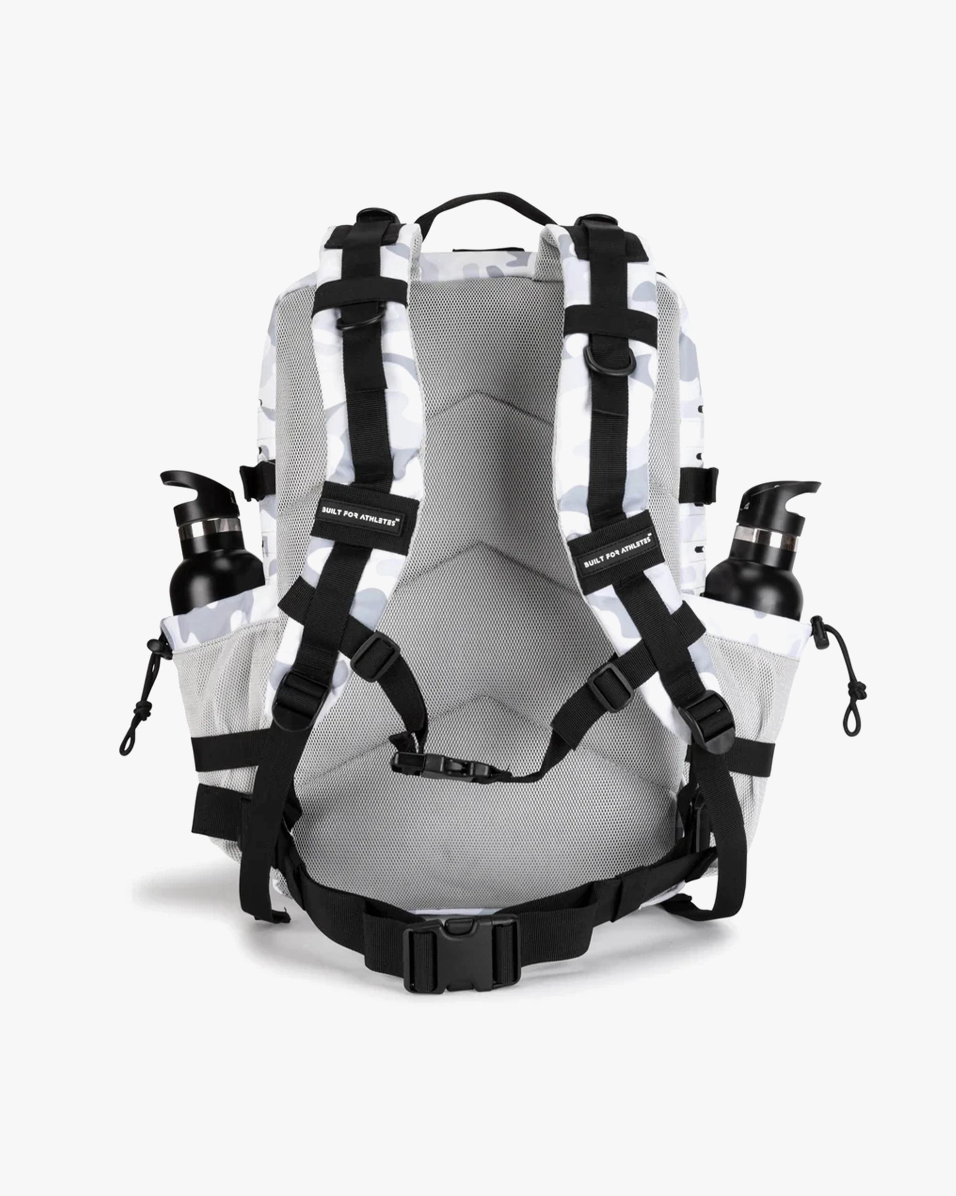 LARGE GYM BACKPACK BUILT FOR ATHLETES WHITE CAMO