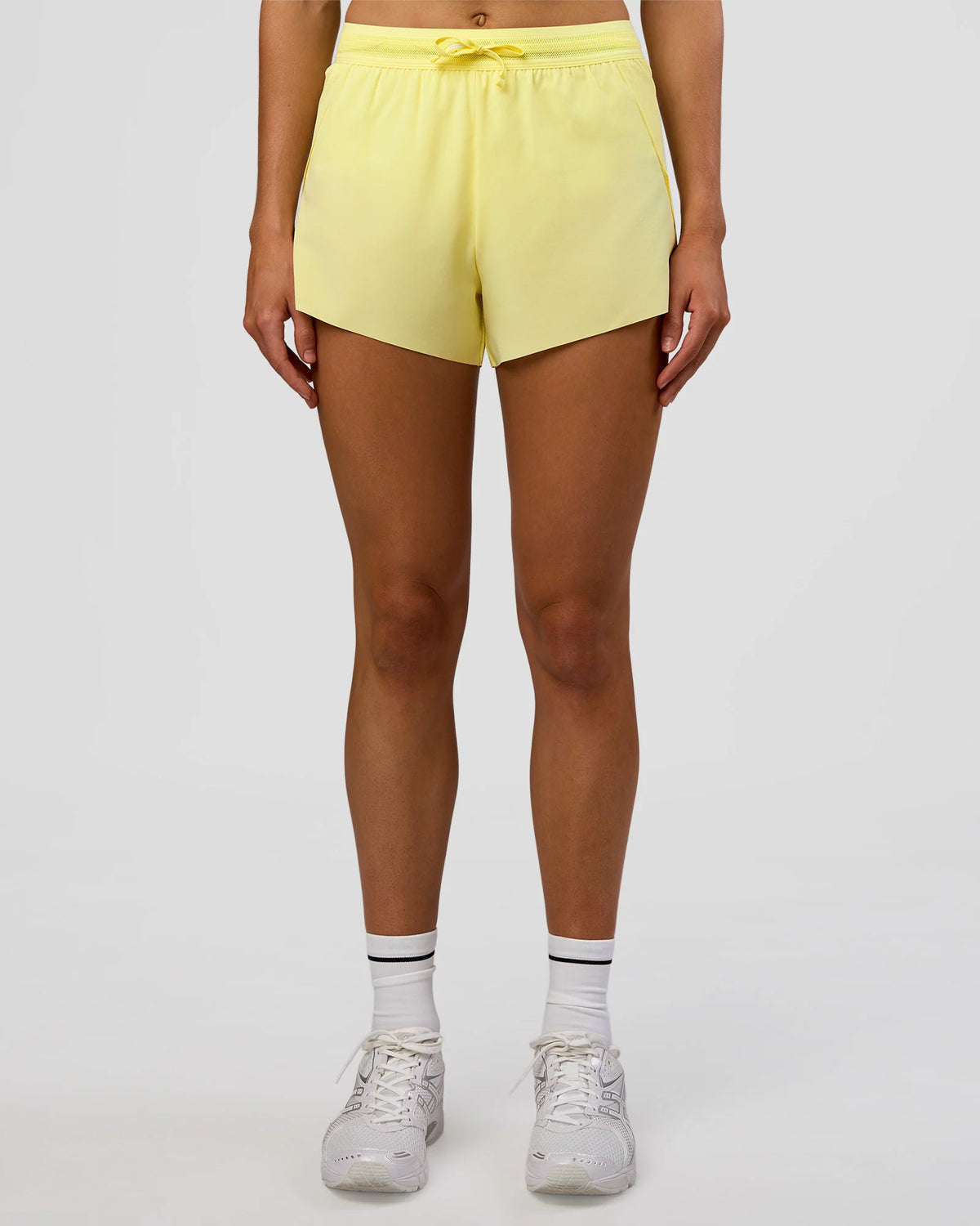 ACCELERATE 3" HIGH-RISE RUNNING SHORT YELLOW FIZZ