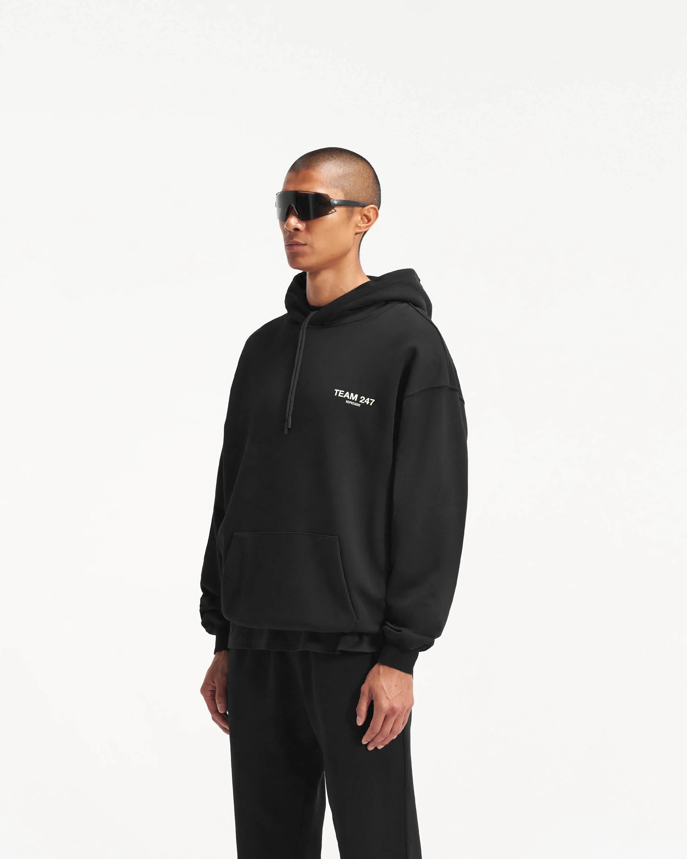247 OVERSIZED HOODIE BLACK
