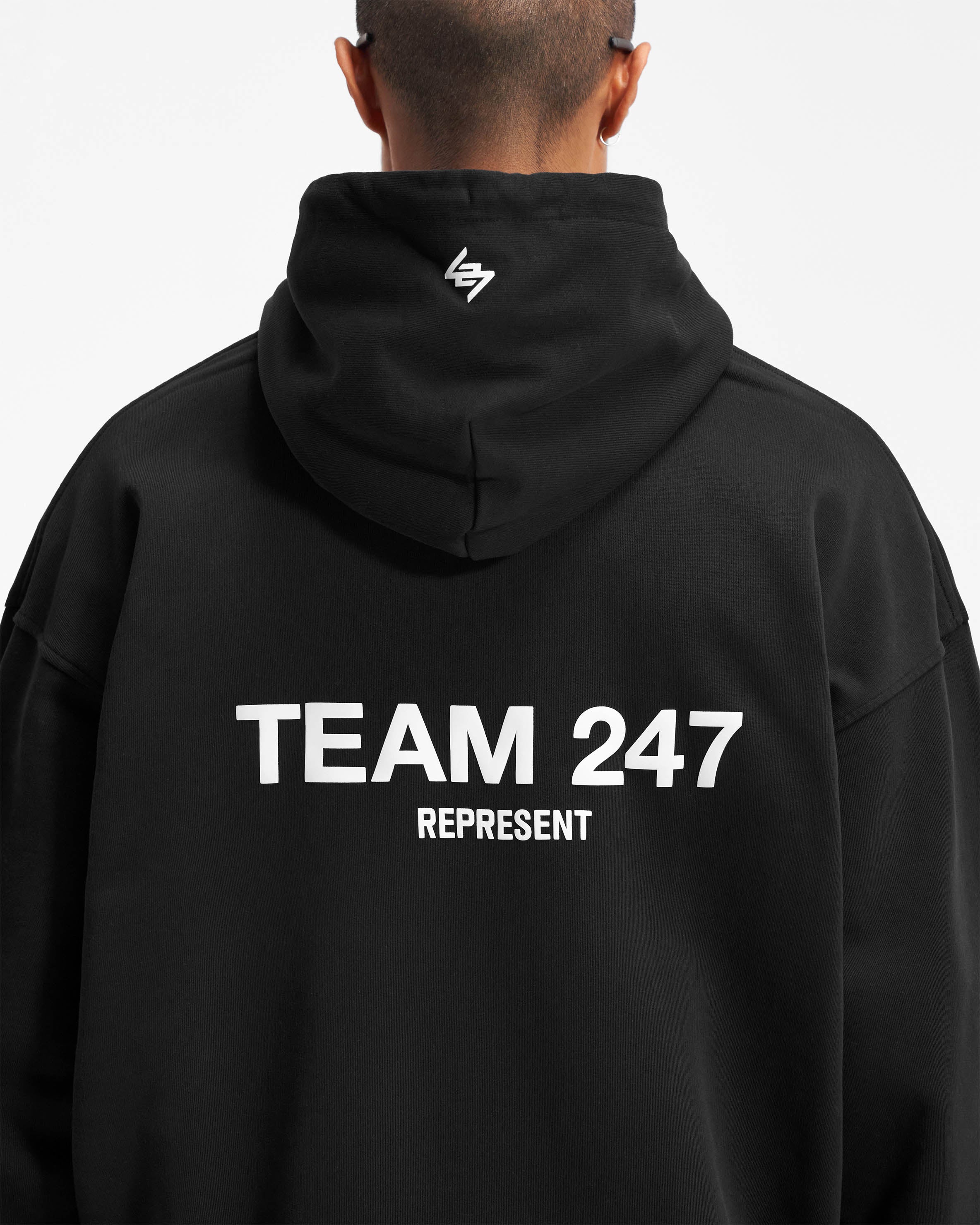 247 OVERSIZED HOODIE BLACK