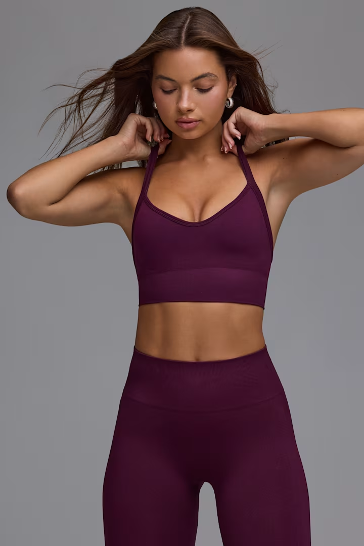 BO&TEE DEFINE LUXE MULTIWAY SPORTS BRA GRAPE