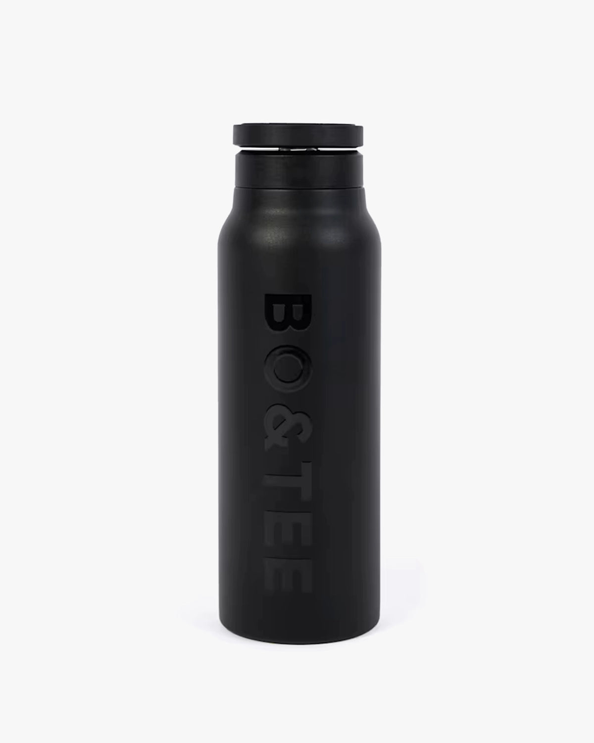 BO&TEE MAGNETIC THERMOS STAINLESS STEEL WATER BOTTLE BLACK