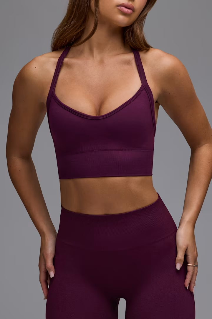 BO&TEE DEFINE LUXE MULTIWAY SPORTS BRA GRAPE