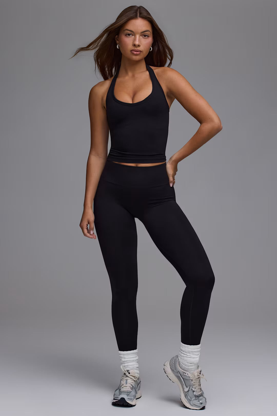 BO&TEE DEFINE LUXE HIGH-WAIST LEGGINGS BLACK
