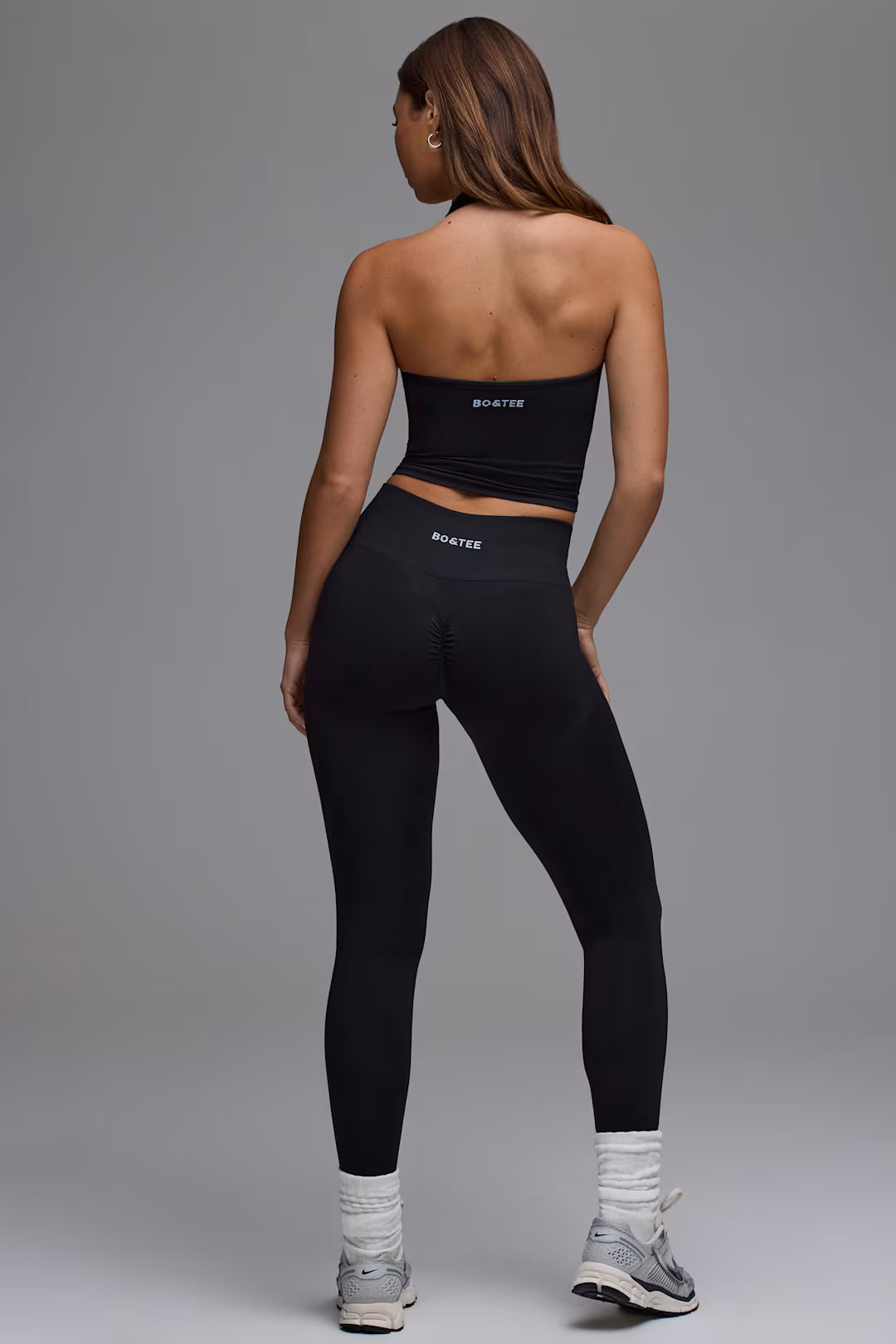 BO&TEE DEFINE LUXE HIGH-WAIST LEGGINGS BLACK