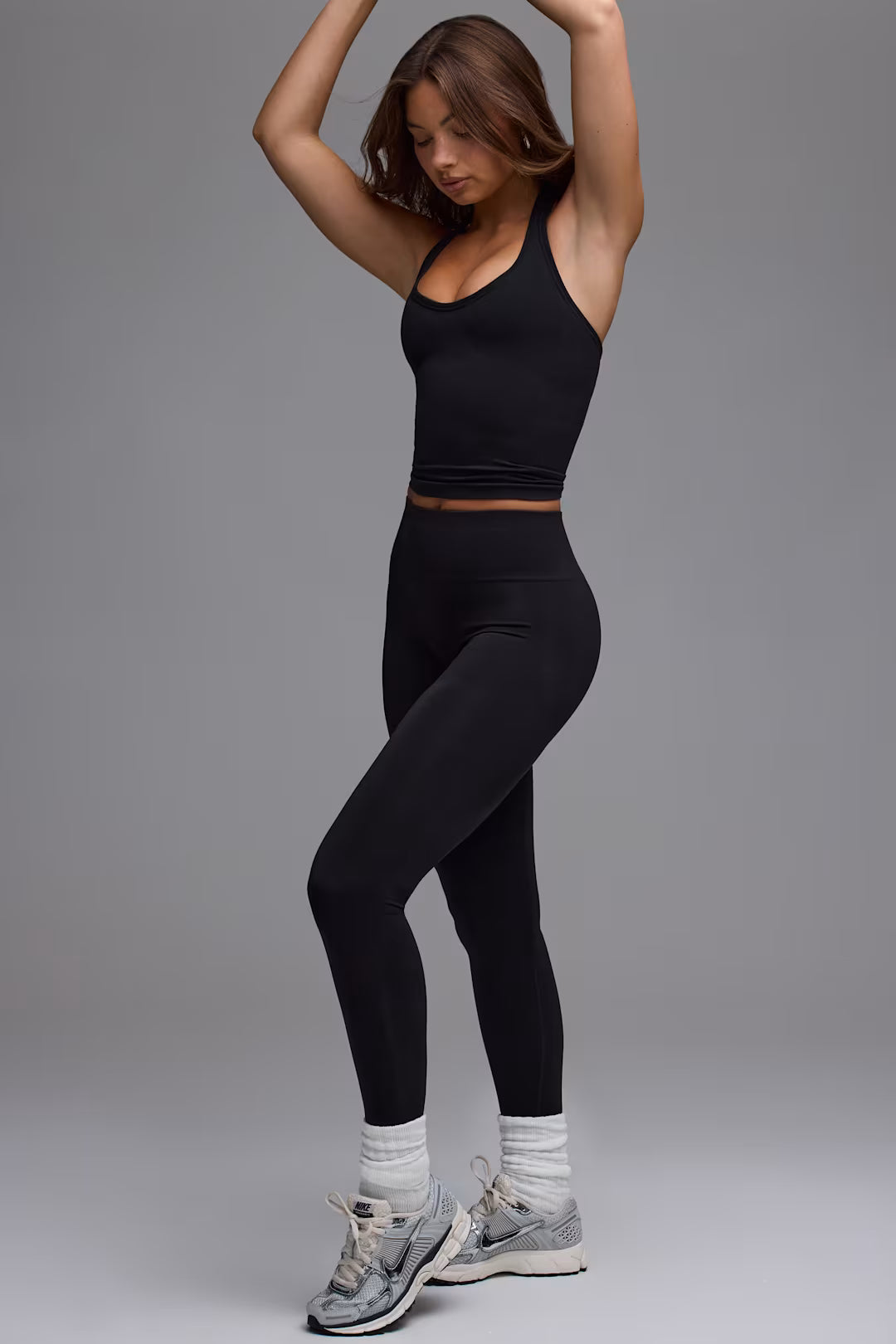BO&TEE DEFINE LUXE HIGH-WAIST LEGGINGS BLACK