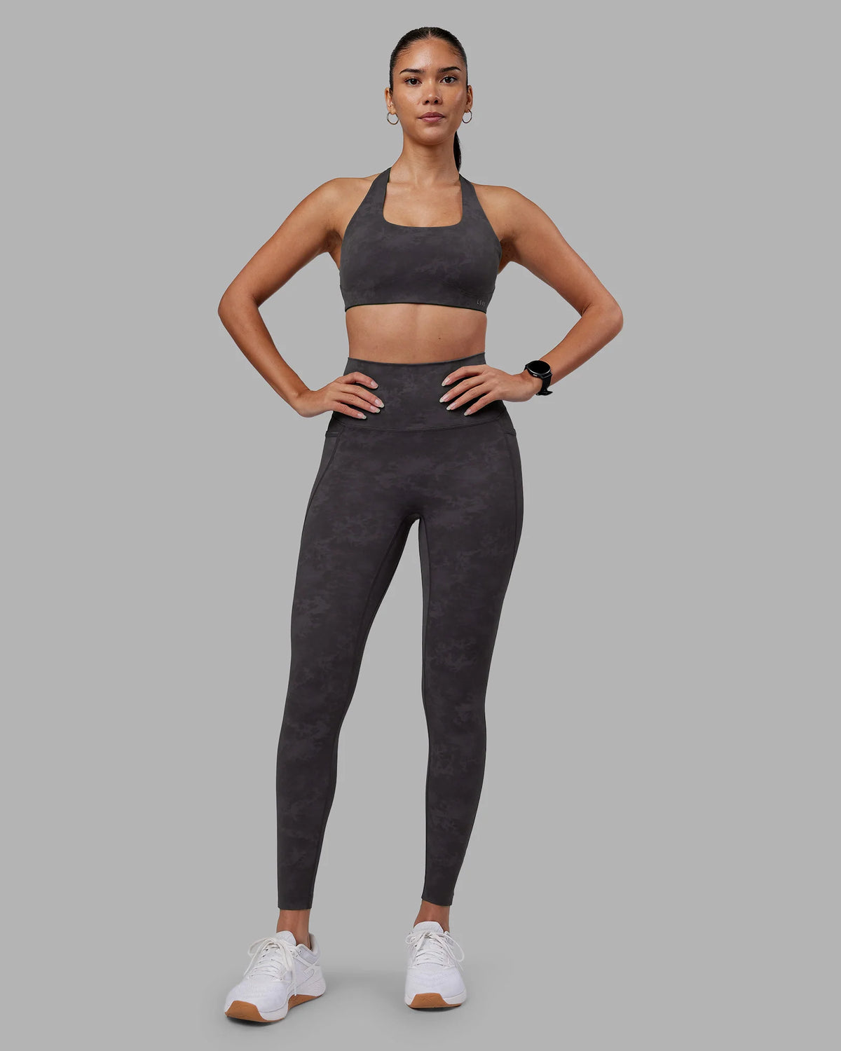 ELIXIR ULTRA HIGH-RISE FULL LENGTH LEGGING POCKETS DARK STORM WASH