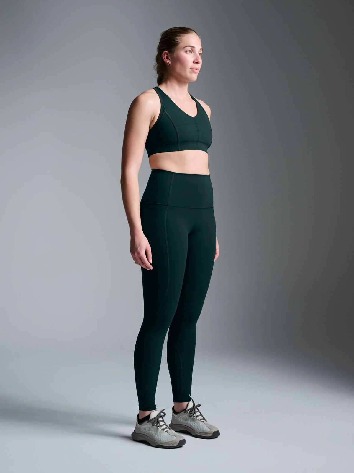 FATAL ATTRACTION 7/8 SUPER HIGH RISE LEGGING DARK GREEN