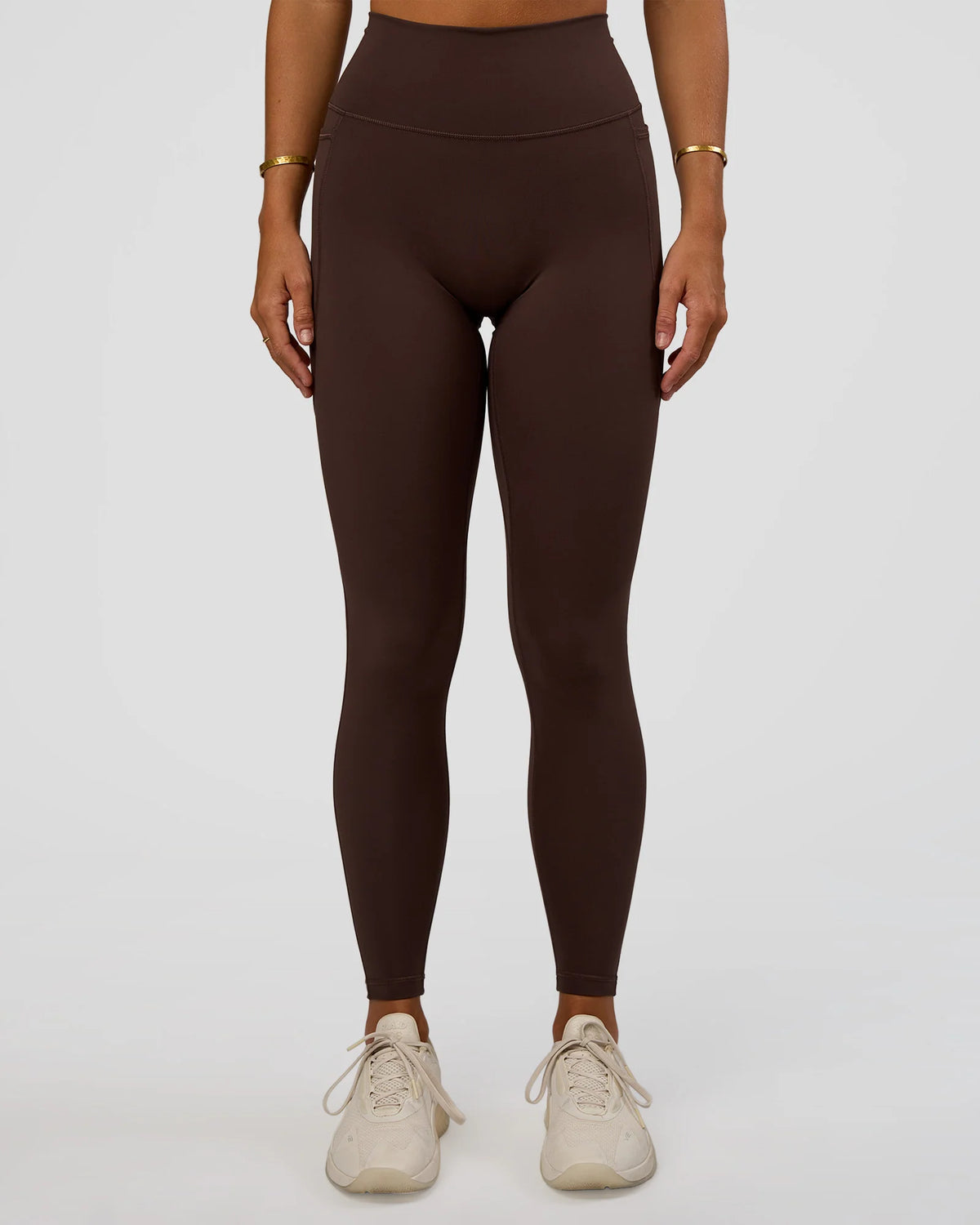 FUSION V-CONTOUR ULTRA HIGH-RISE FULL LENGTH LEGGING POCKETS HOT CHOCOLATE