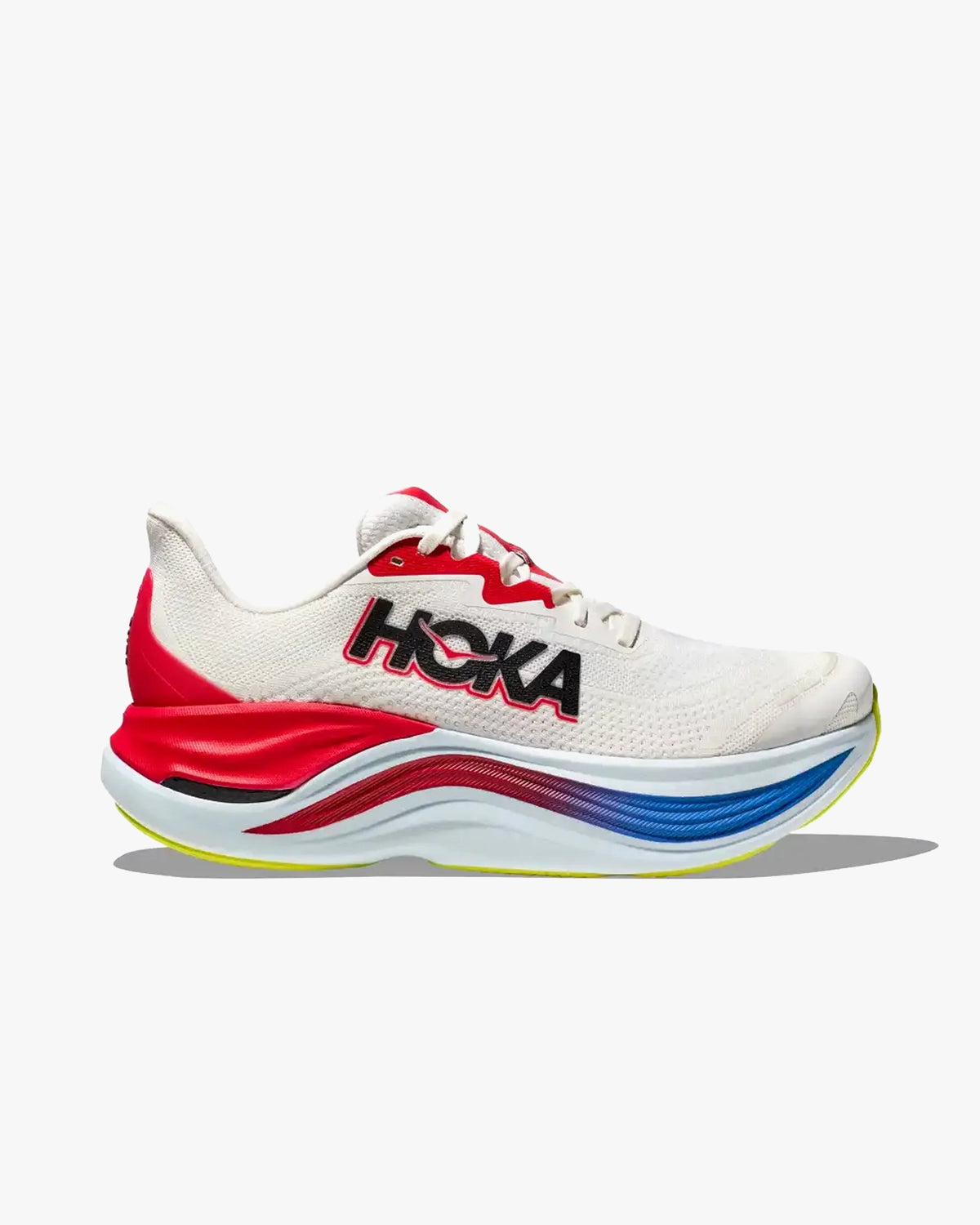 HOKA MENS RUNNING SHOES SKYWARDX BLANC DE BLANC / VIRTUAL BLUE